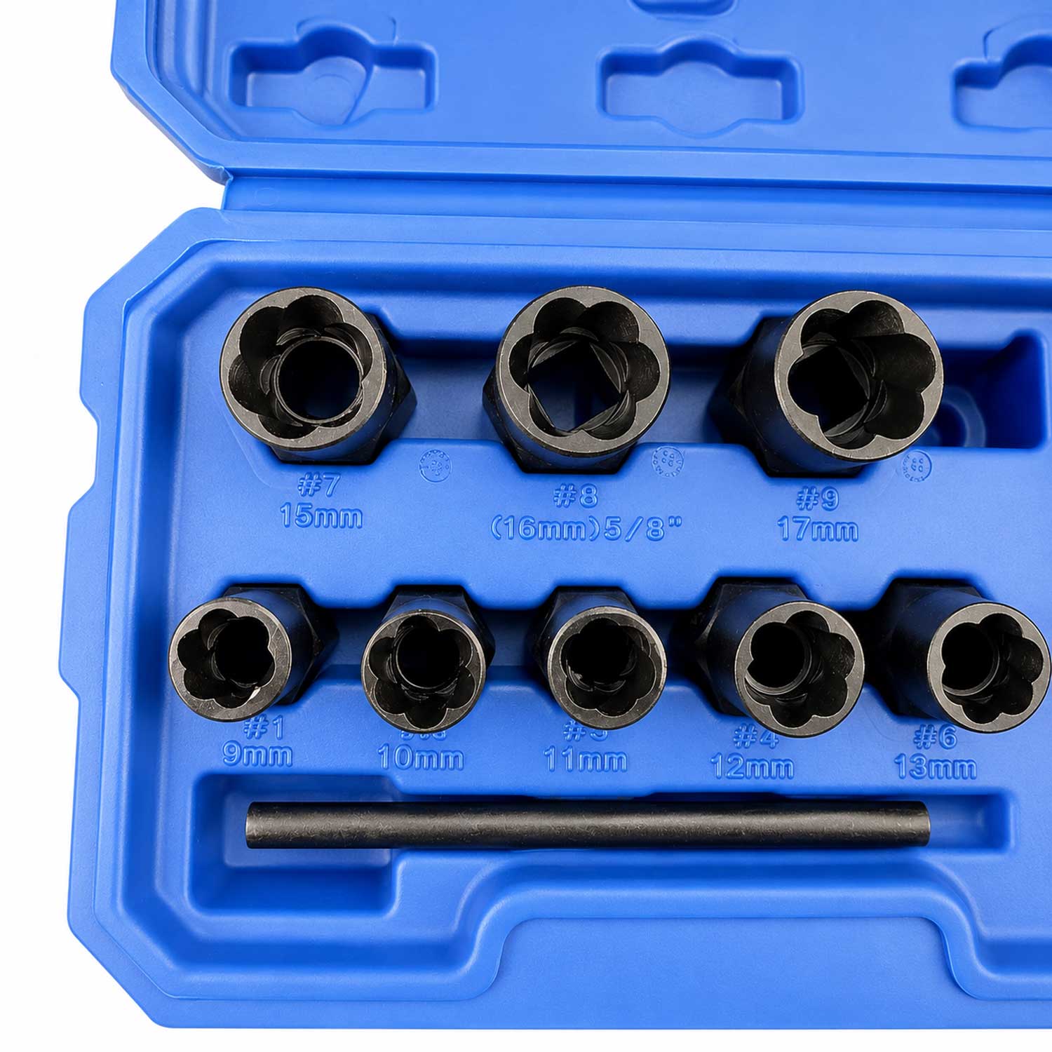 Sérült csavarhoz dugókulcs készlet 9-19 mm 11 db GEBO TOOLS