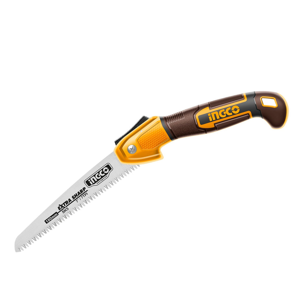 Összecsukható kézi fűrész 7/180mm INGCO