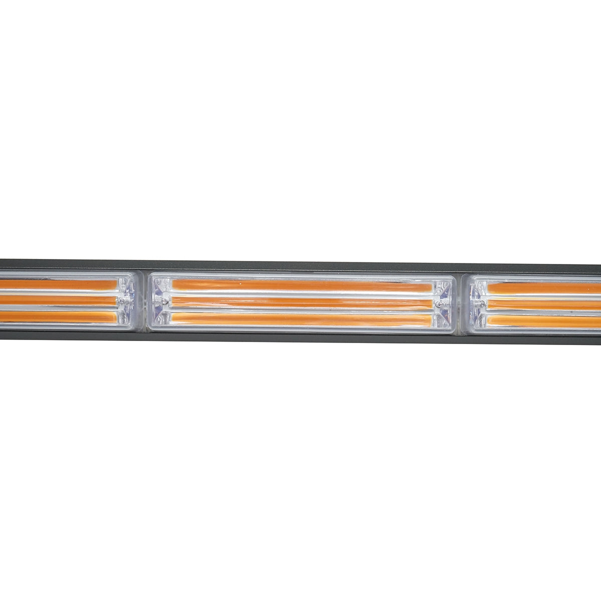 STROBOSZKÓPOS FÉNYHÍD 7 FÉNYMODULLAL 12-24V SÁRGA BRECKNER GERMANY