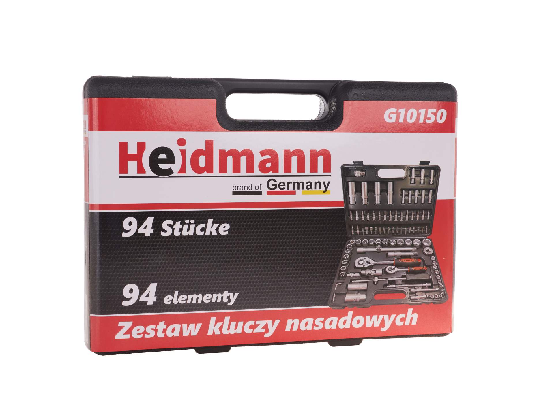 Szerszámkészlet 1/4 1/2 94 db HEIDMANN