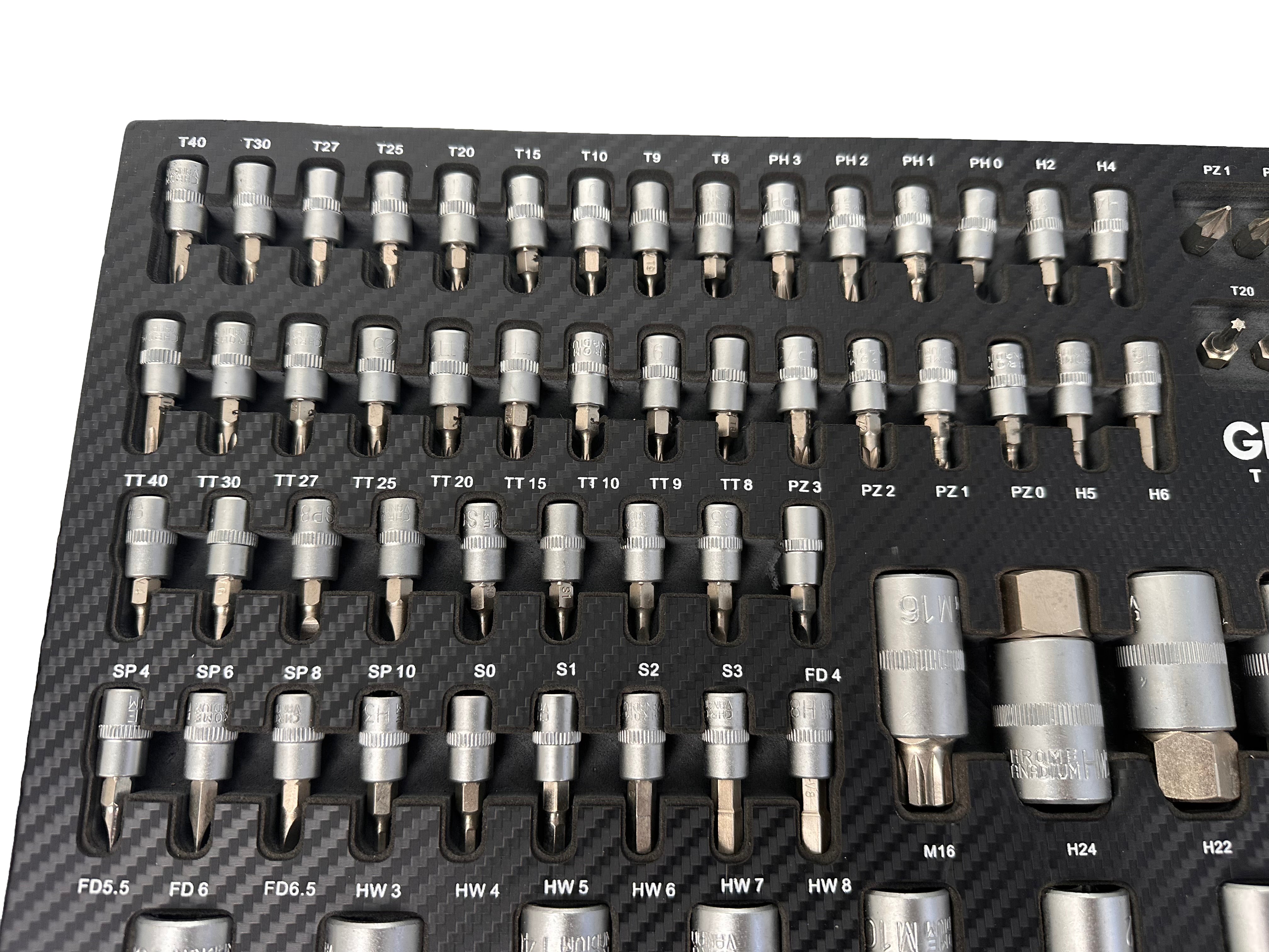 Szerszámos szekrény – szerszámos kocsi bit készlet modul 101 db GEBO TOOLS