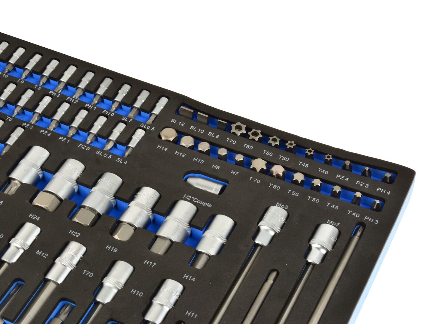 Szerszámos szekrény – szerszámos kocsi tálca TORX bit készlettel 102 db GEKO