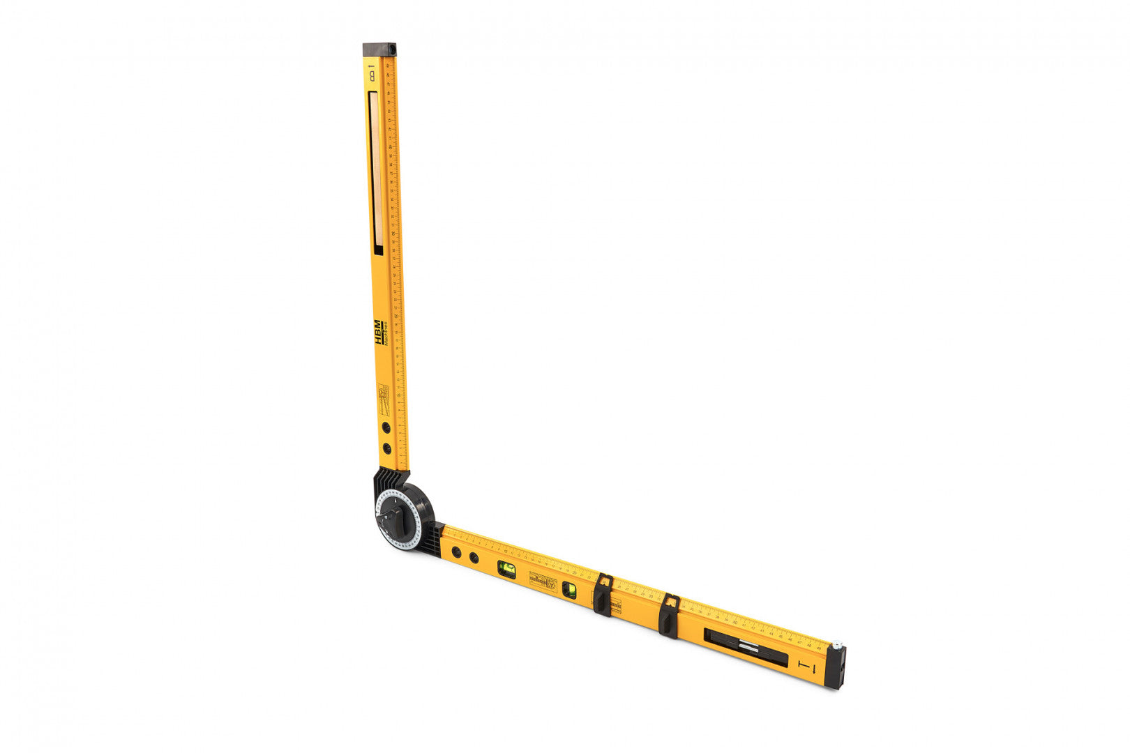 Szögmérős vízmérték 2 x 500 mm HBM
