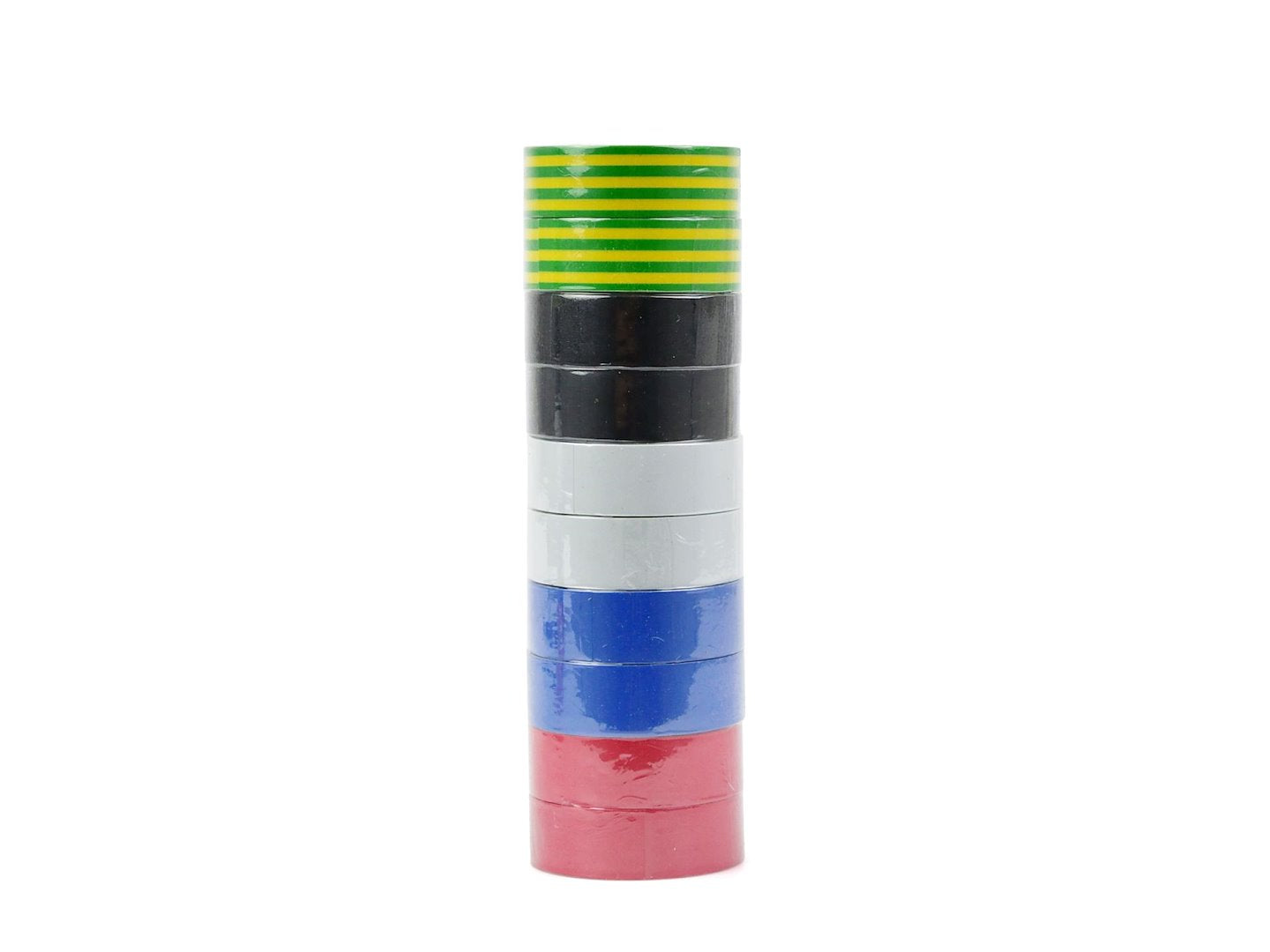 Szigetelőszalag készlet 19 mm x 0,13 mm x 10 m 10 db GEKO