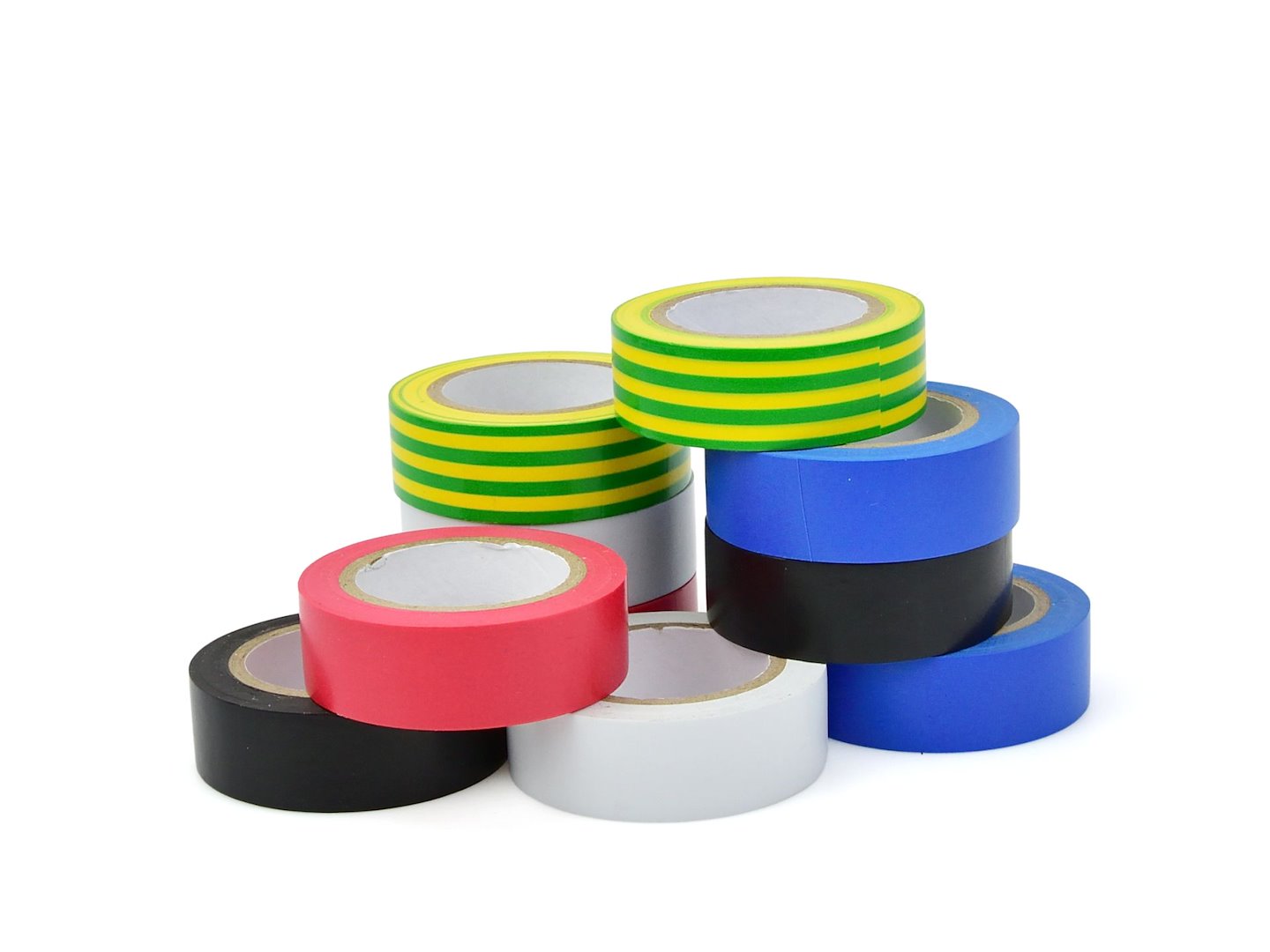 Szigetelőszalag készlet 19 mm x 0,13 mm x 5 m 10 db GEKO