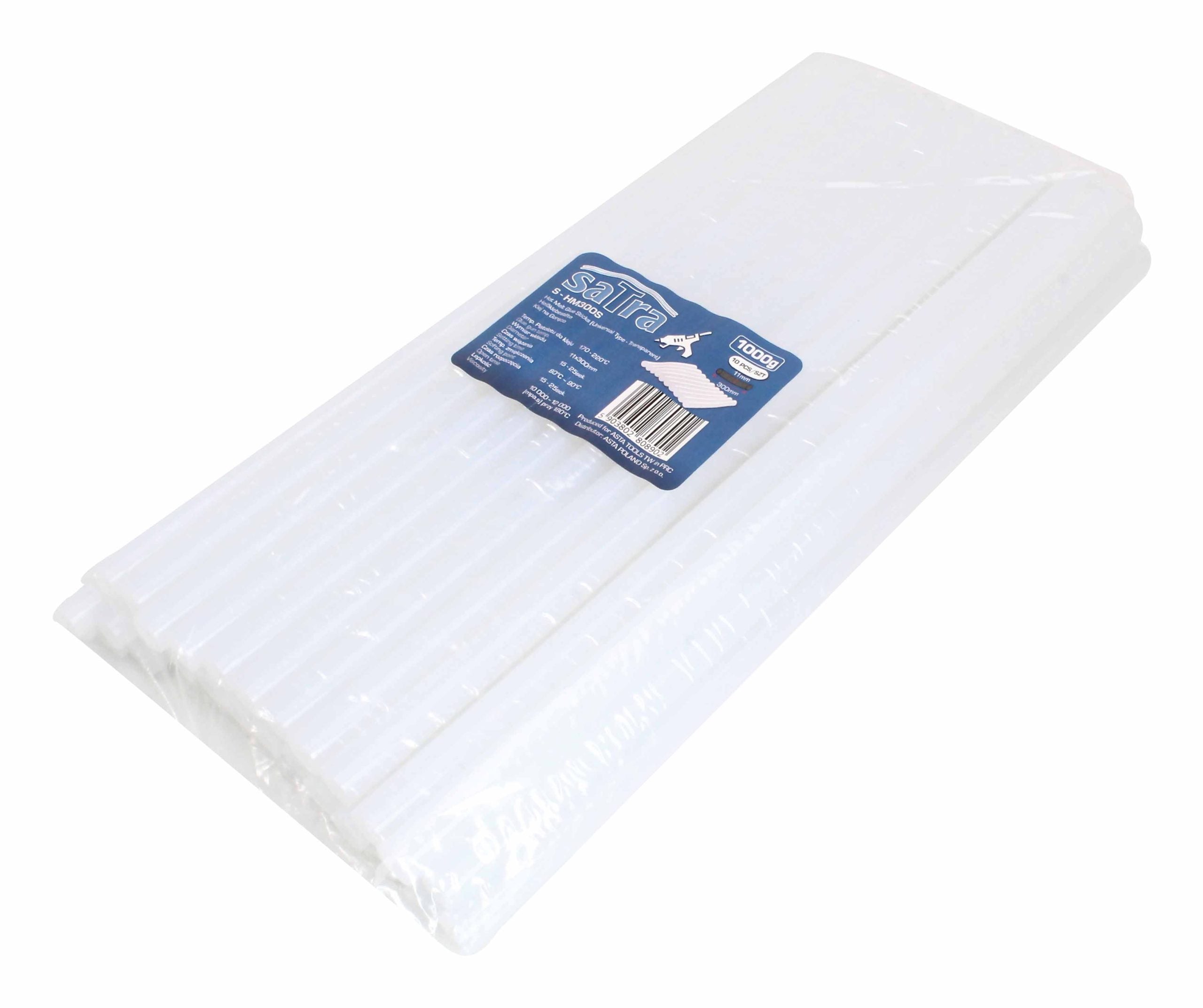 Szilikonrúd készlet szilikonos ragasztópisztolyhoz gb10403, 11 x 300 mm 1 kg