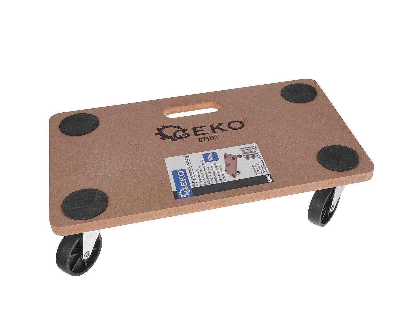 Szállító platformkocsi 200 kg teherbírás GEKO