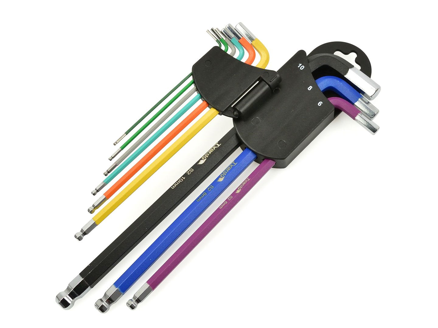 Színes l-imbuszkulcs készlet 1.5-10 mm 9 db GEKO