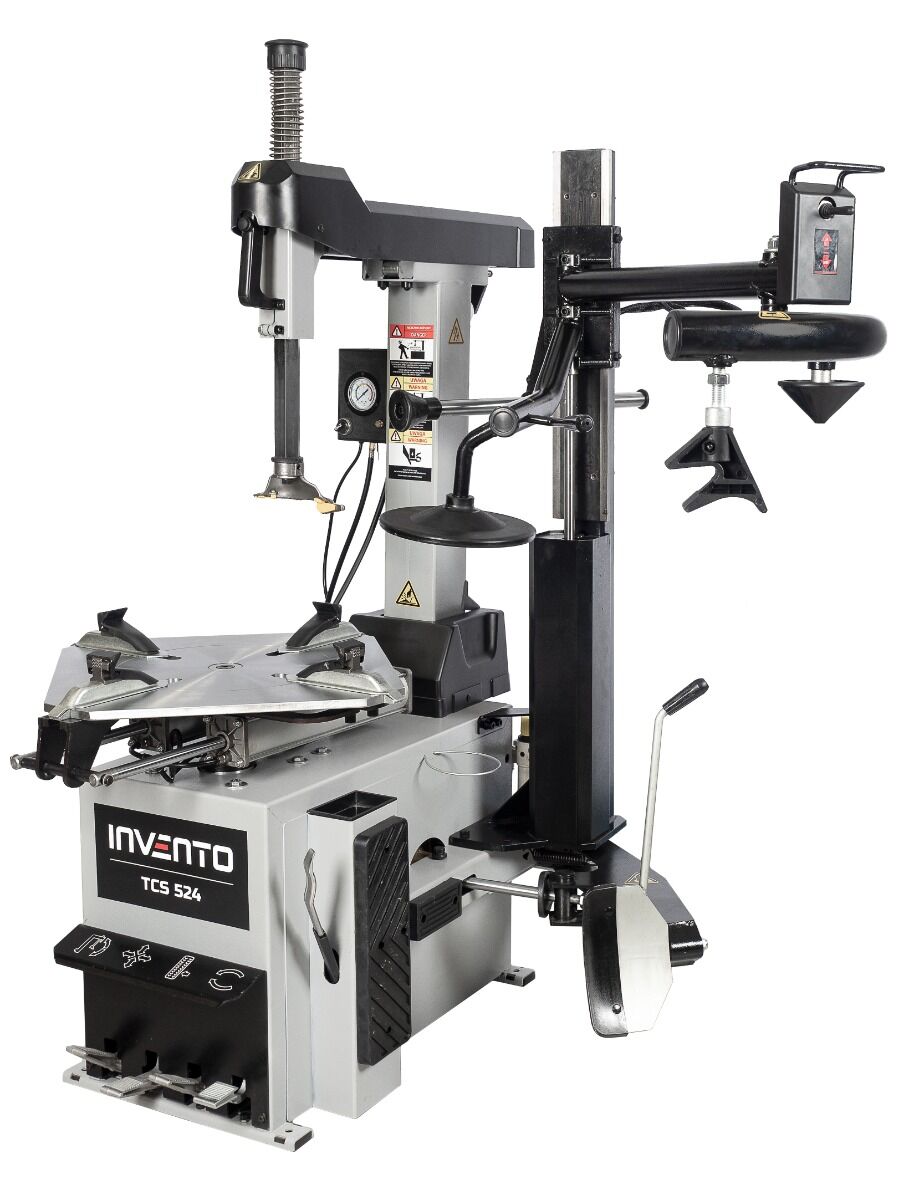 AUTOMATA GUMISZERELŐ – KERÉKSZERELŐ GÉP BEÉPÍTETT RUNFLAT SEGÉDKARRAL 24” 380 V INVENTO