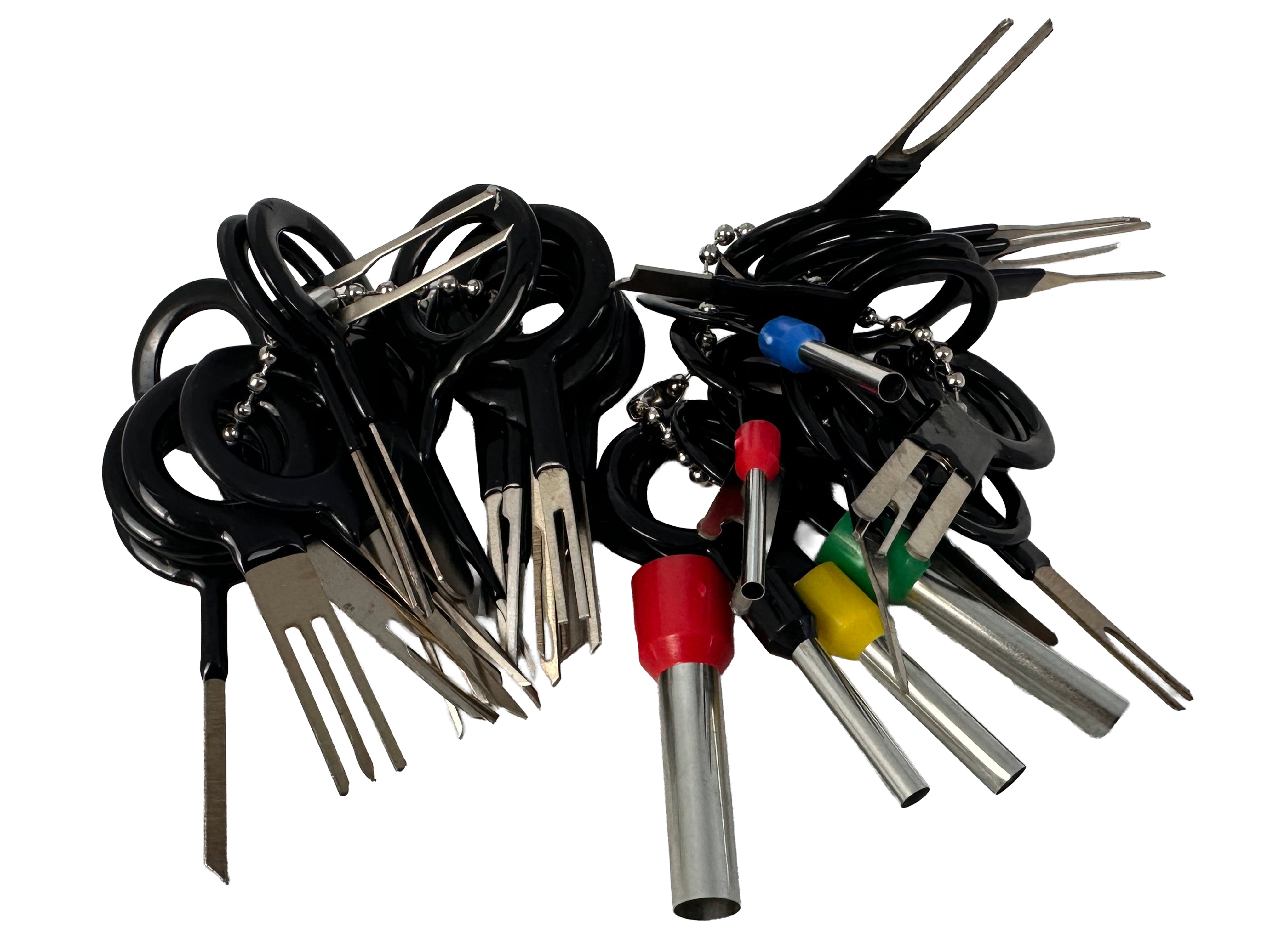 Terminál eltávolító - autó csatlakozó szerelő készlet 38 db GEBO TOOLS