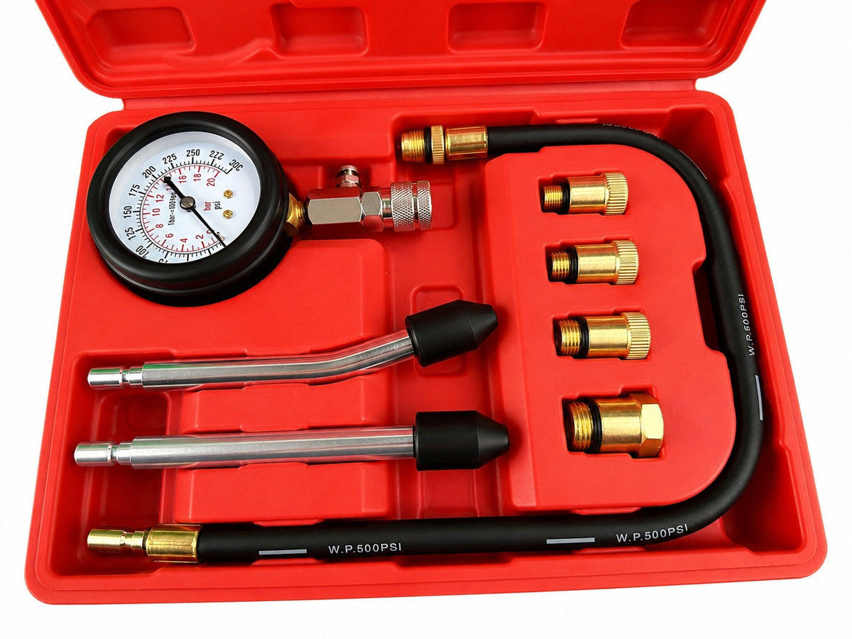 Benzines kompressziomérő 8 db GEBO TOOLS