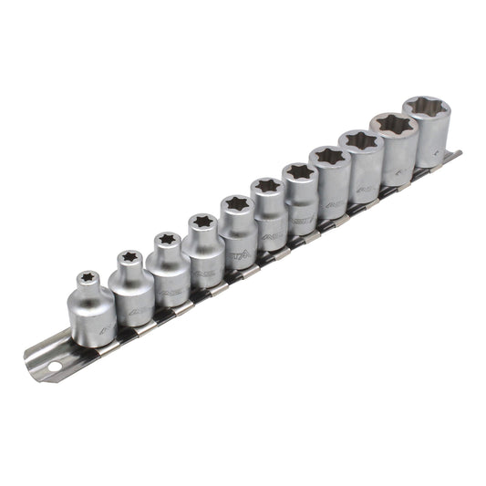 Torx 3/8 e6-e20 dugókulcs készlet 11 db