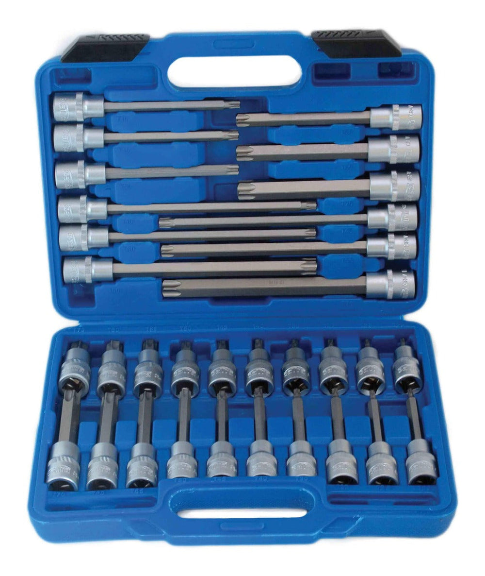 Torx bit készlet 1/2" 32 db