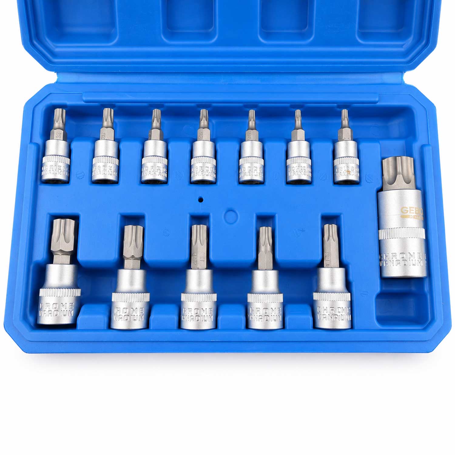 Torx bit készlet ts8-ts60 12 db GEBO TOOLS