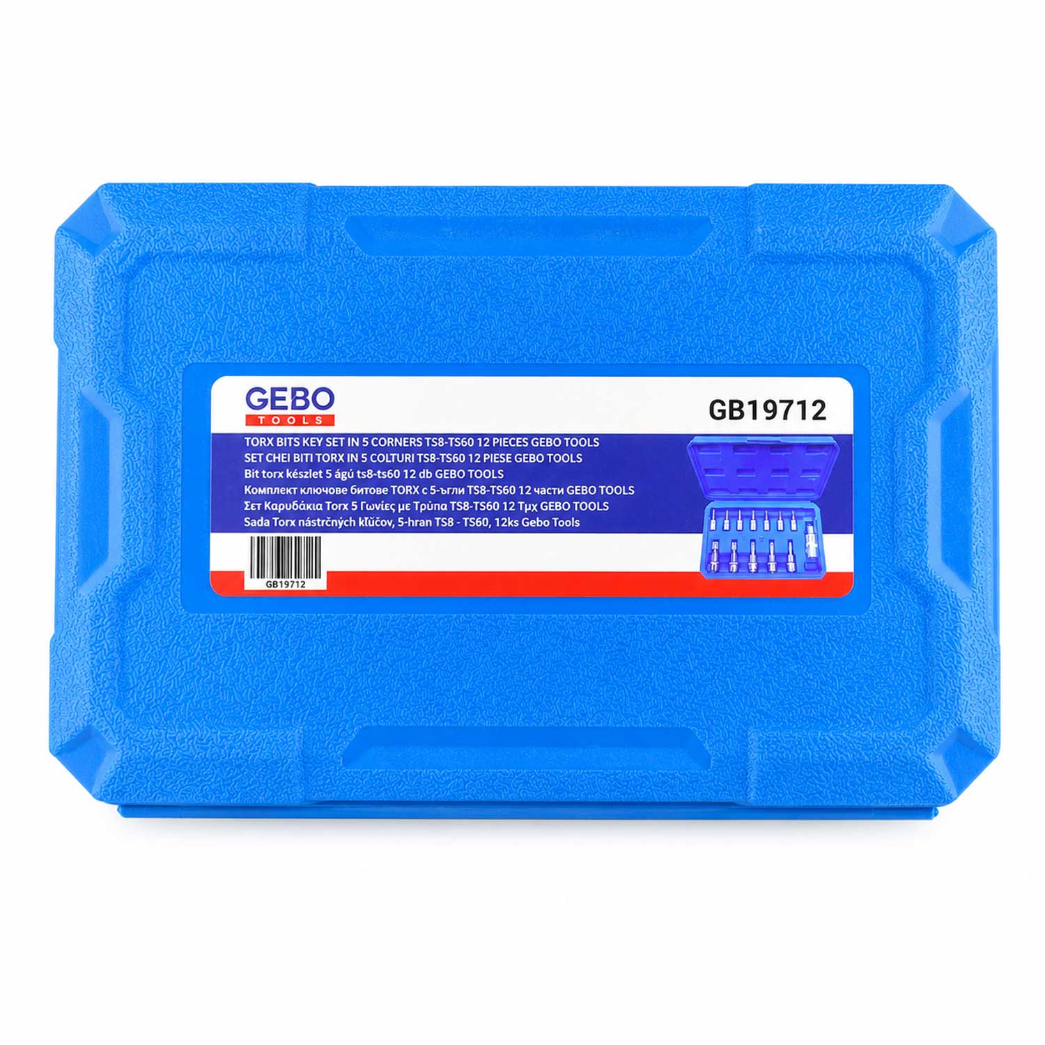 Torx bit készlet ts8-ts60 12 db GEBO TOOLS