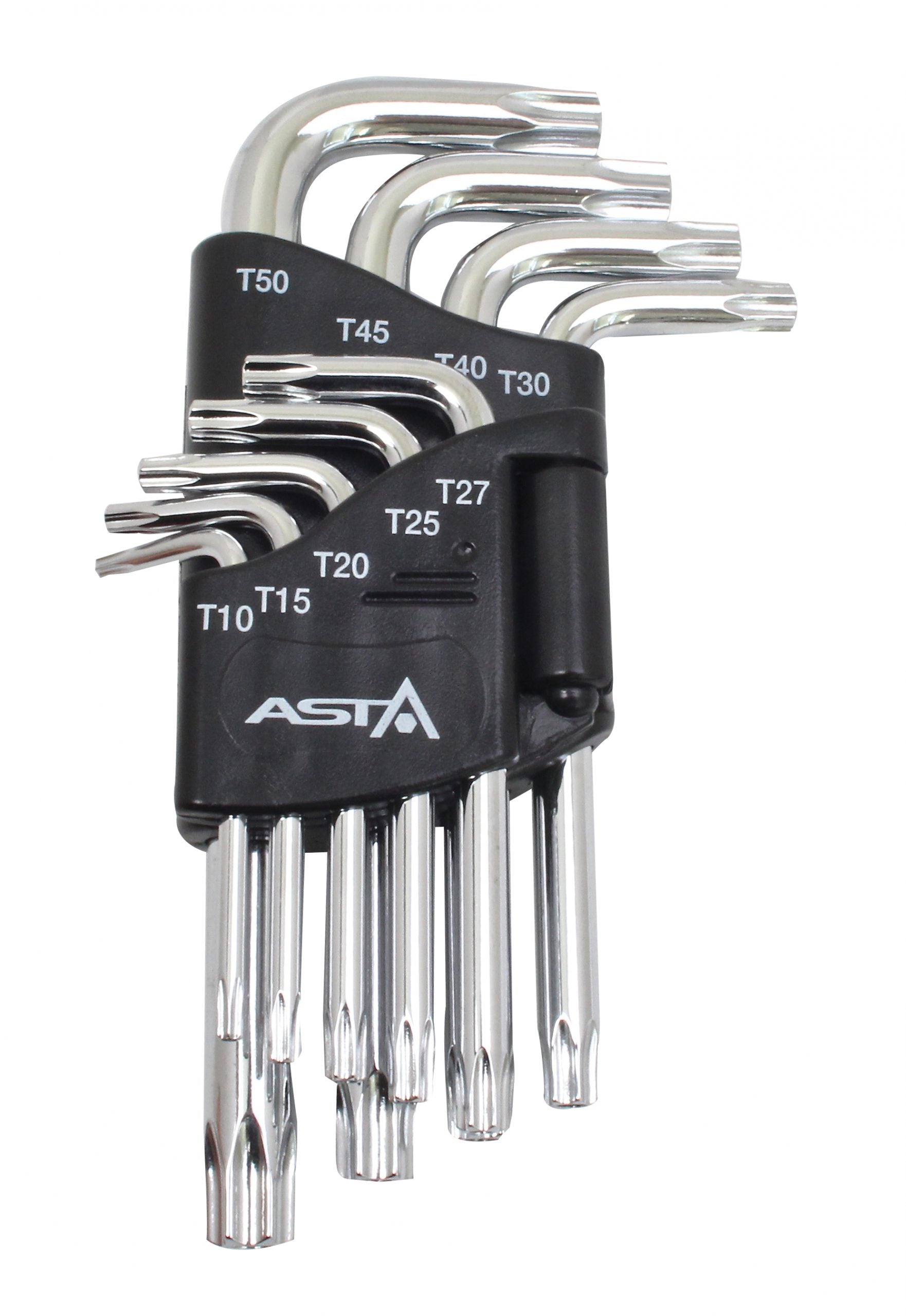 Torx furatos l-kulcs készlet t10–t50 ASTA POLAND