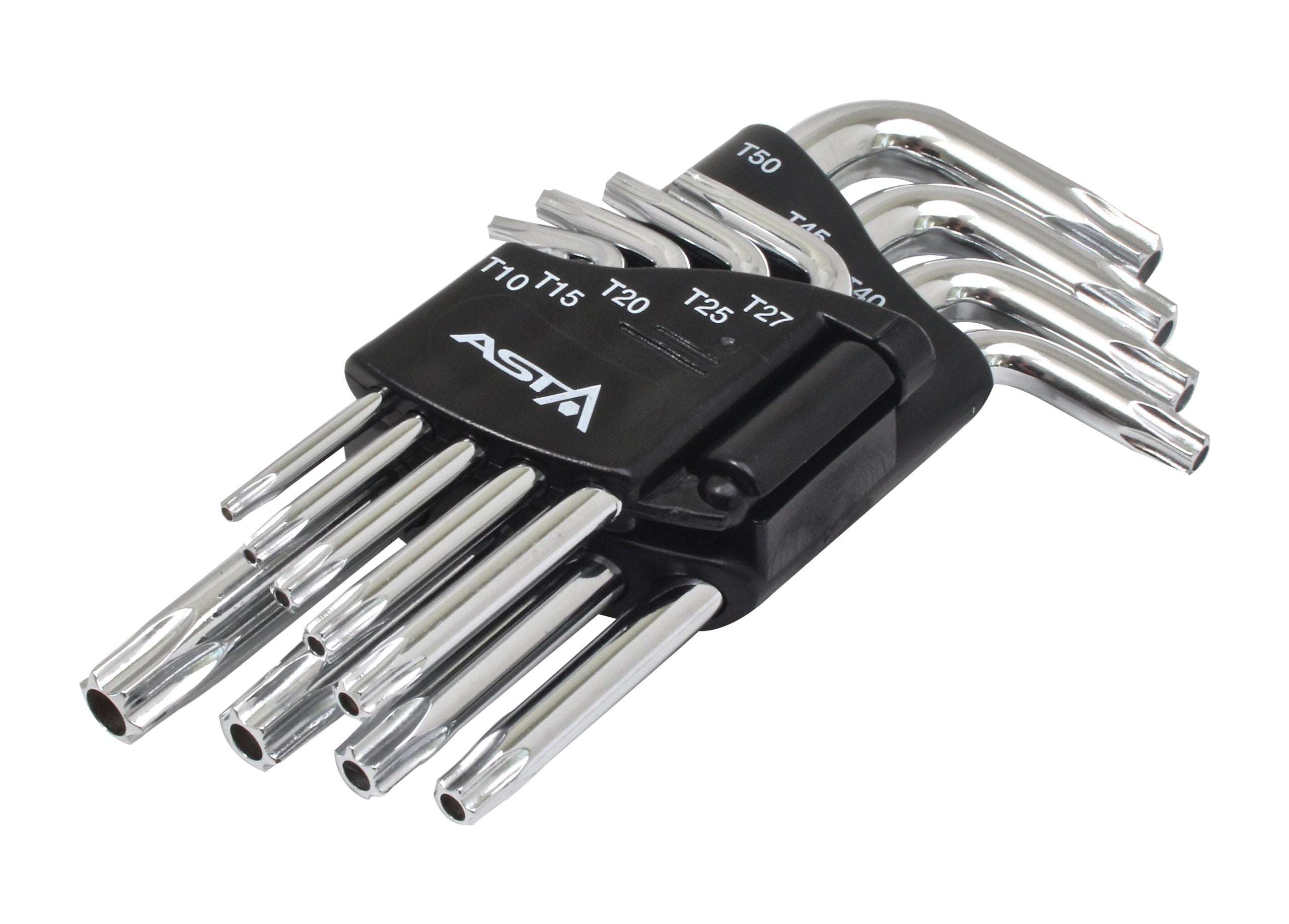 Torx furatos l-kulcs készlet t10–t50 ASTA POLAND