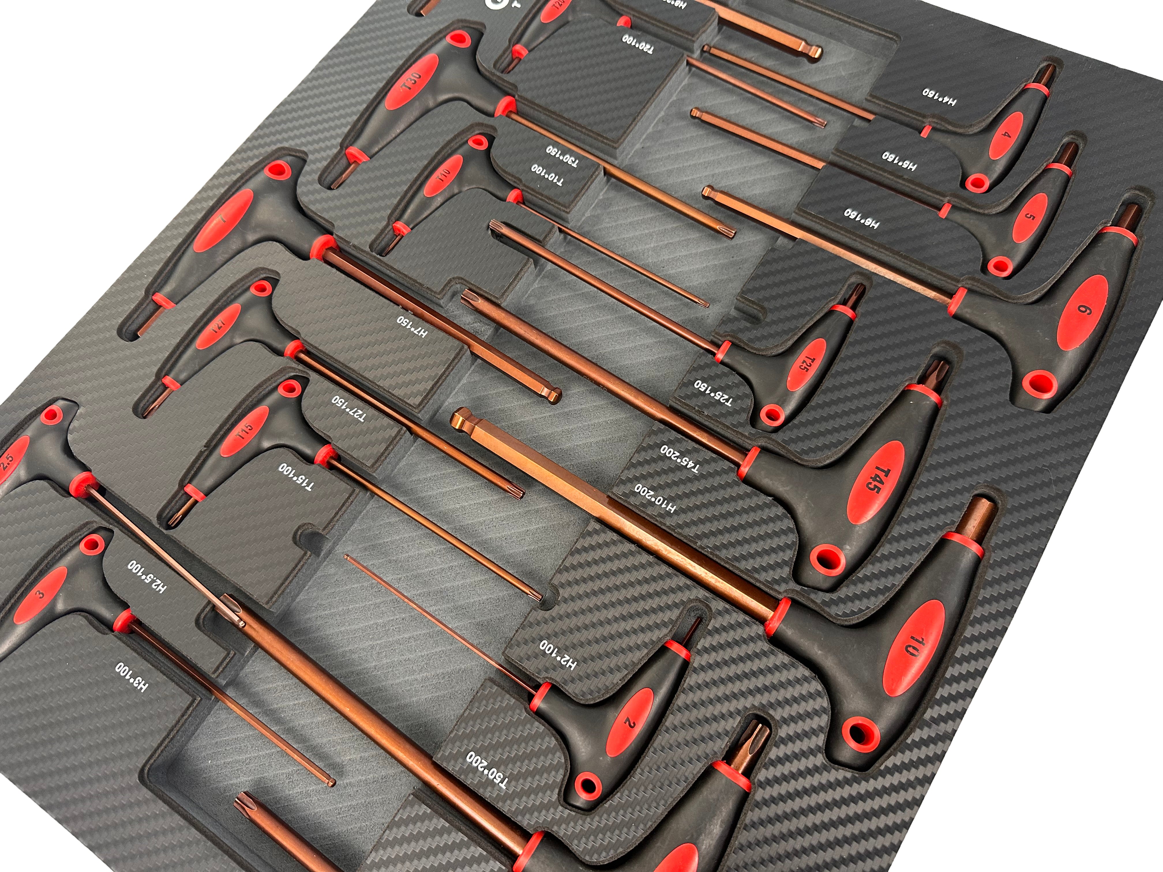 Torx imbus szekrény modul t fogantyúval 18 db GEBO TOOLS