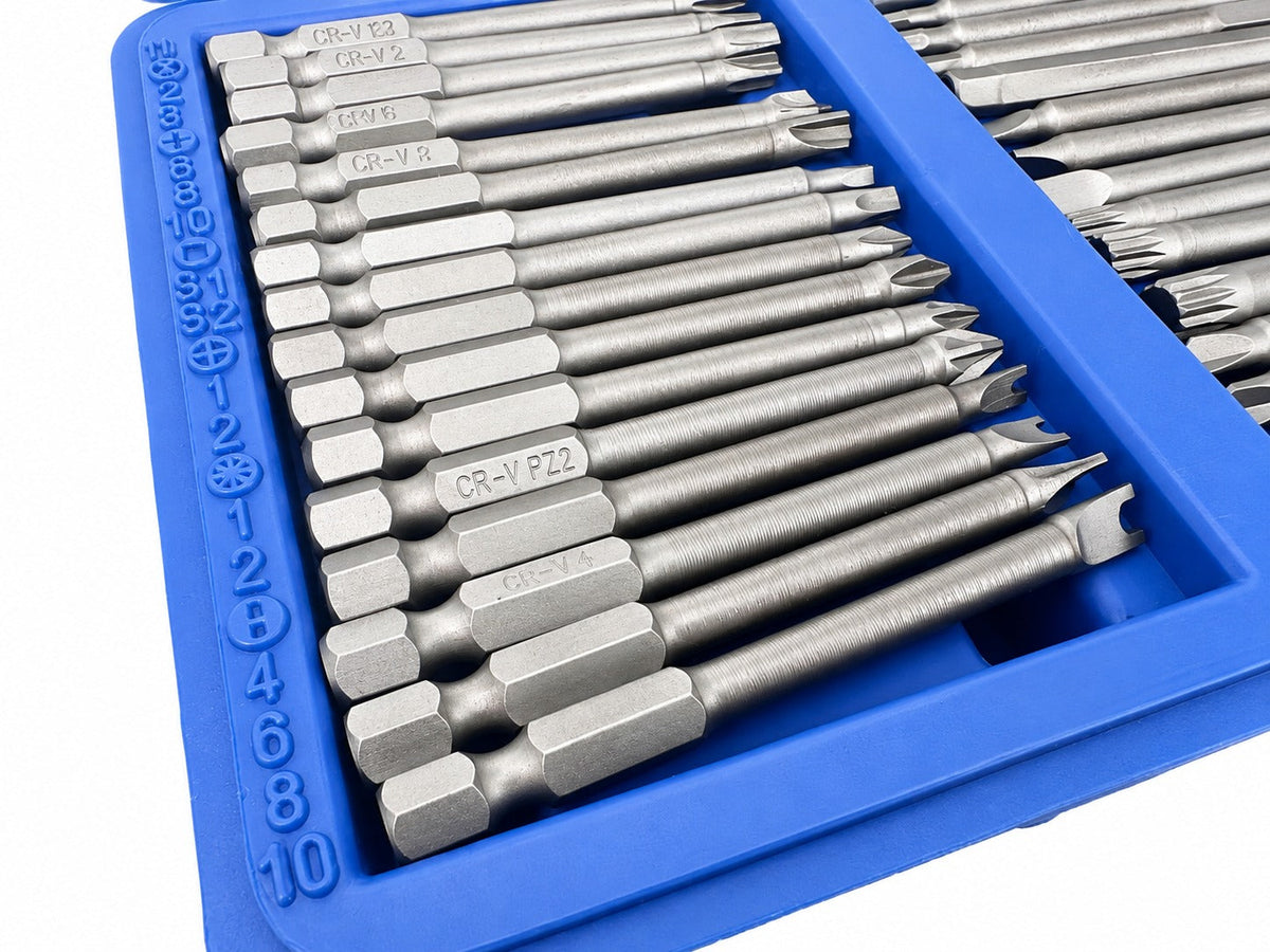 Hosszú bit készlet fúrógéphez 50 db GEBO TOOLS