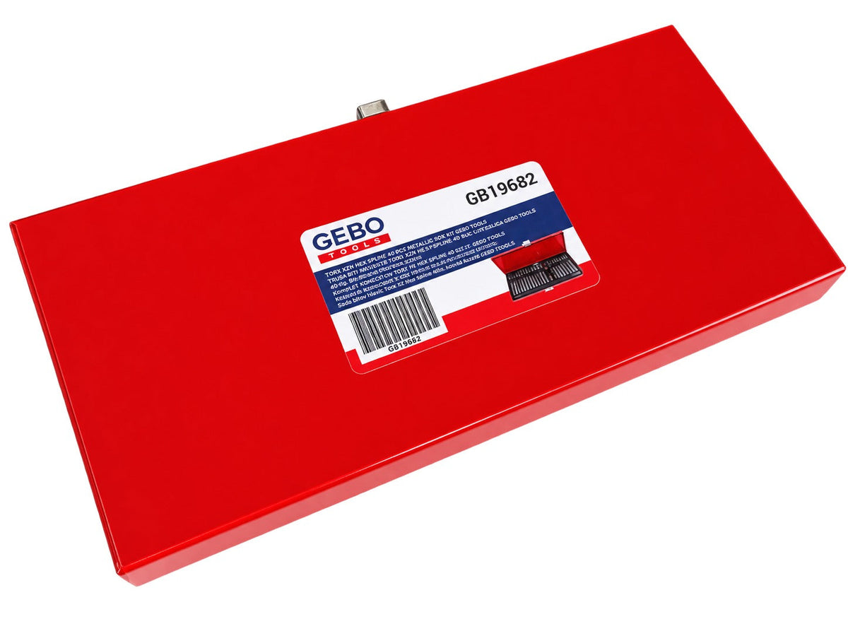 Bit készlet TORX XZN hex splin 40 db GEBO TOOLS