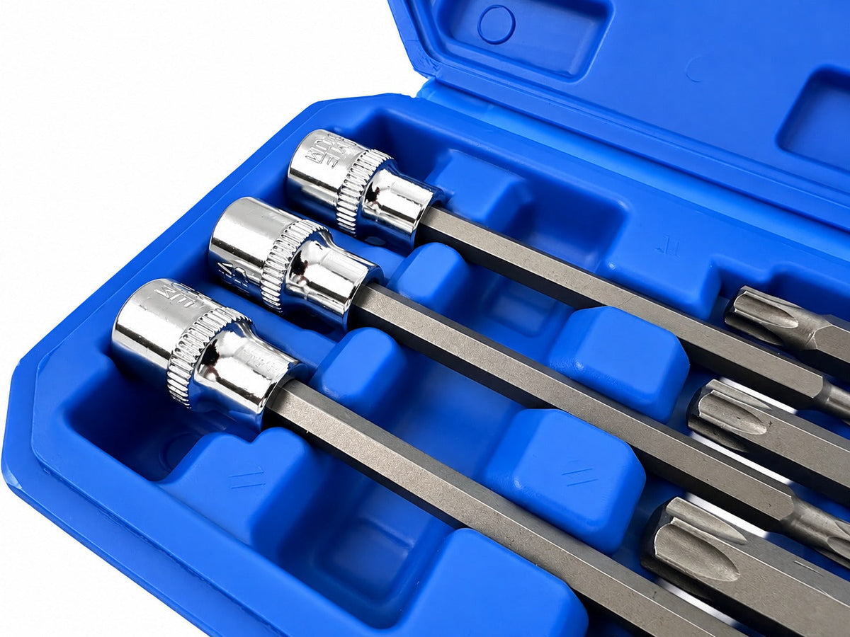 Extra hosszú TORX bit készlet 3/8" 7 db