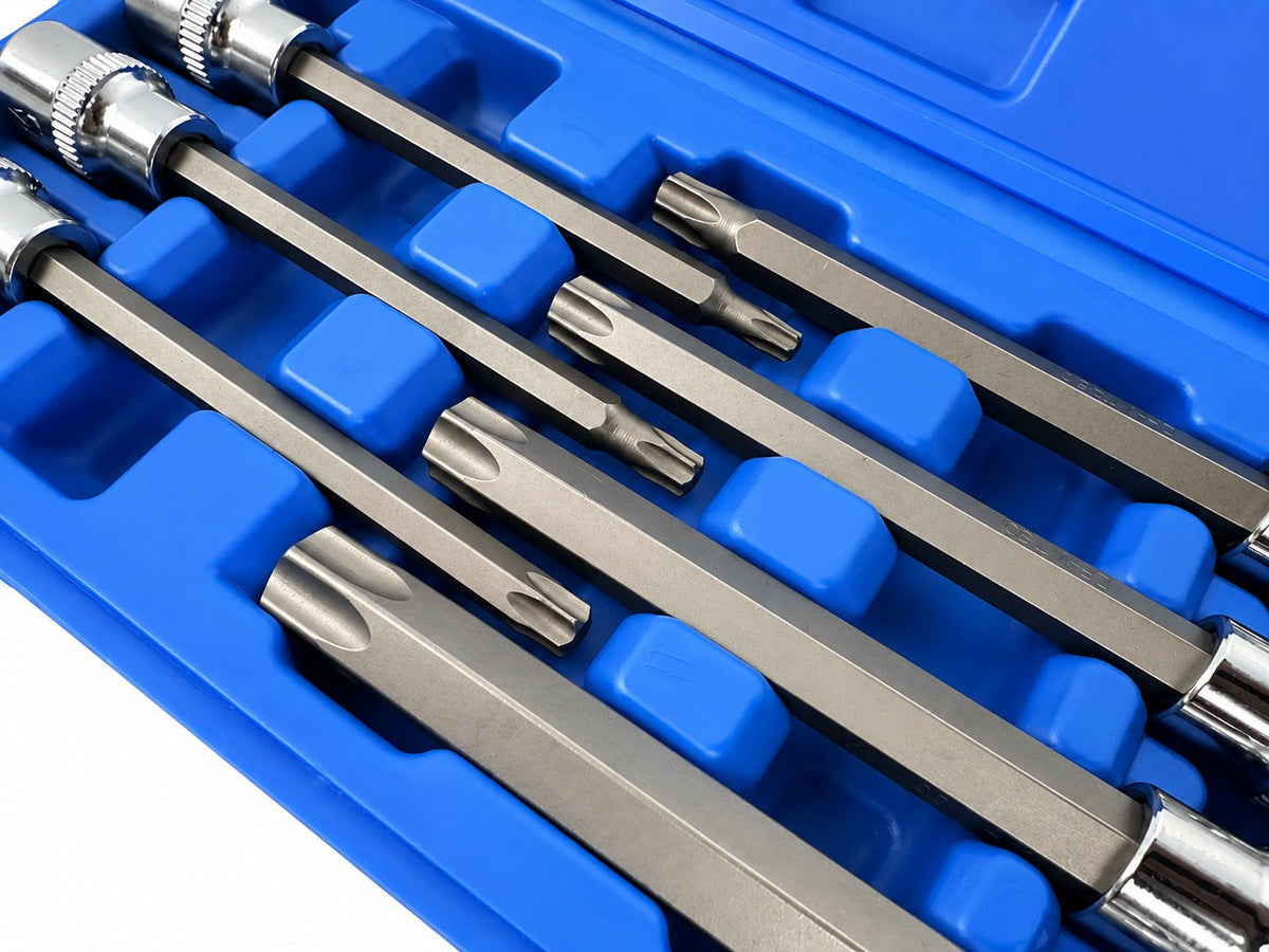 Extra hosszú TORX bit készlet 3/8" 7 db