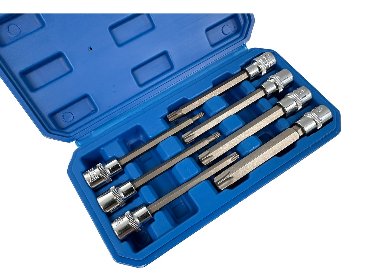 Extra hosszú TORX bit készlet 3/8" 7 db