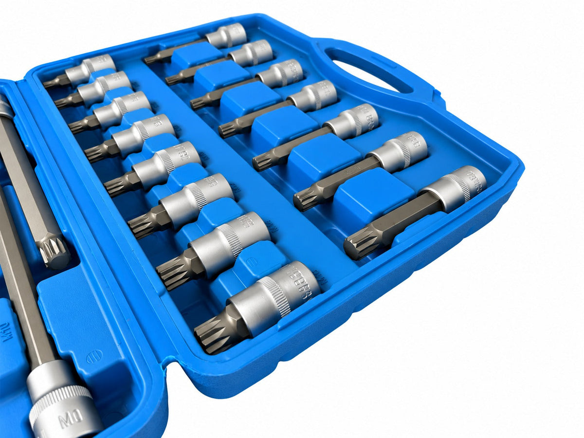 Bit készlet XZN m spline 1/2" 26 db