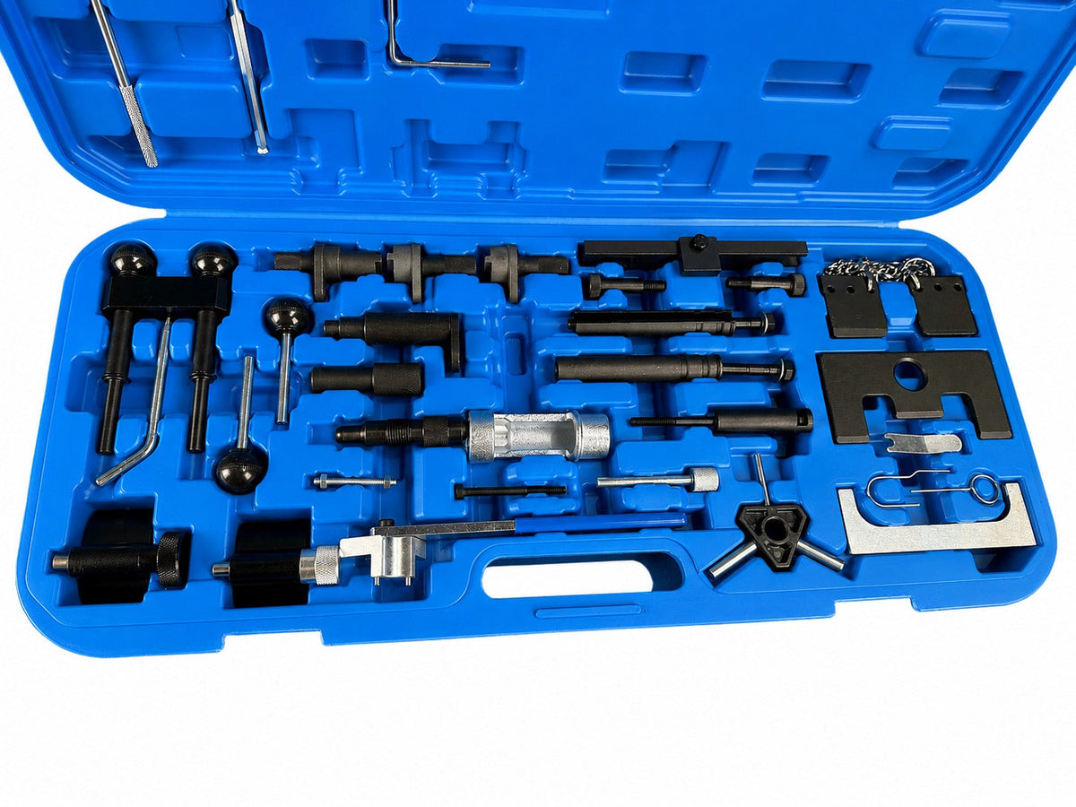 Vezérlésrögzítő készlet VW AUDI SEAT SKODA 1.2 1.4 1.6 1.9 2.0 2.5 3.3 díezel és benzin GEBO TOOLS