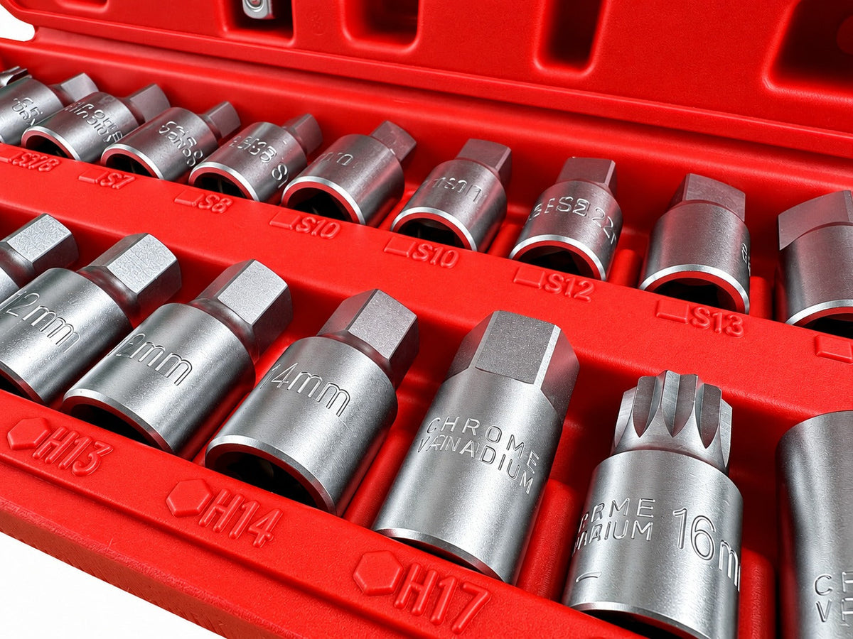 Olajteknő kulcs készlet 21 db GEBO TOOLS
