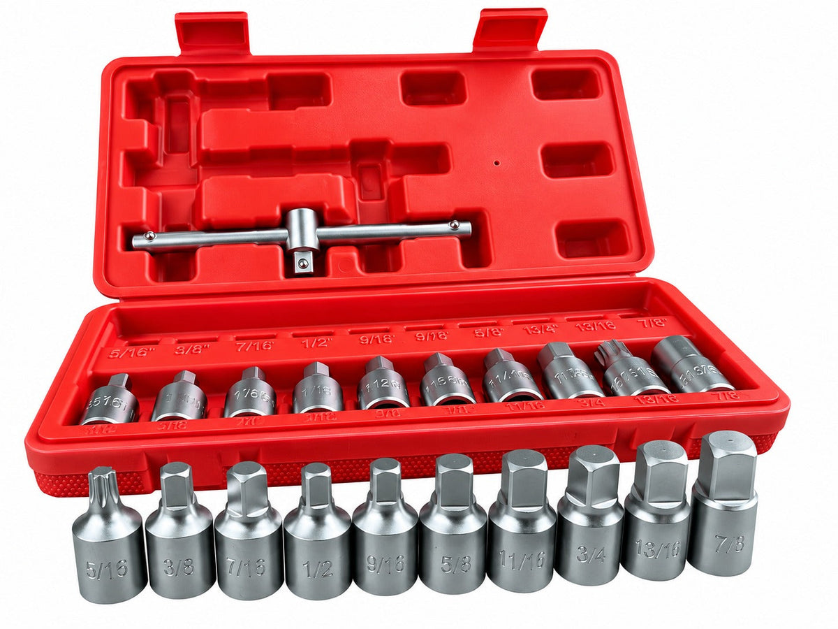 Olajteknő kulcs készlet 21 db GEBO TOOLS