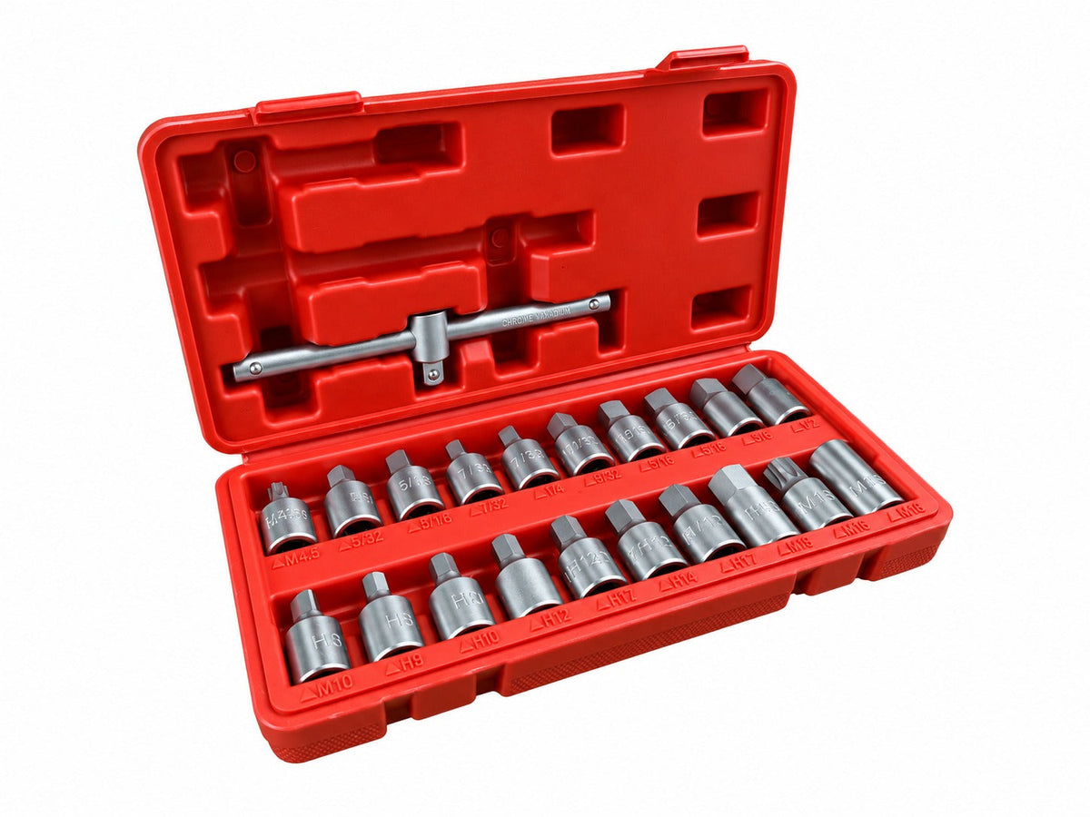 Olajteknő kulcs készlet 21 db GEBO TOOLS
