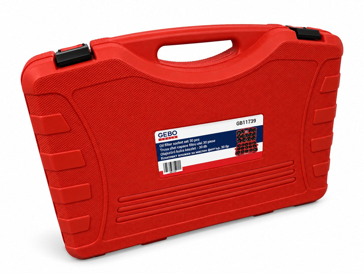 Olajszűrő kupak kulcs készlet 30 darab GEBO TOOLS