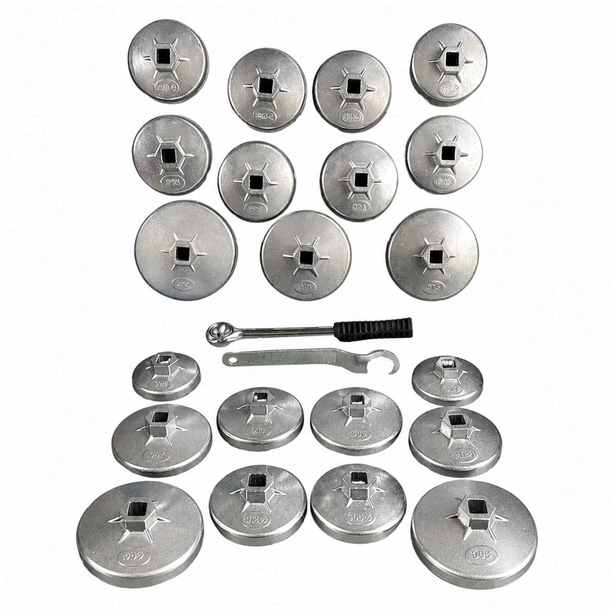 Alumínium olajszűrő kulcs készlet - 23 db GEBO TOOLS
