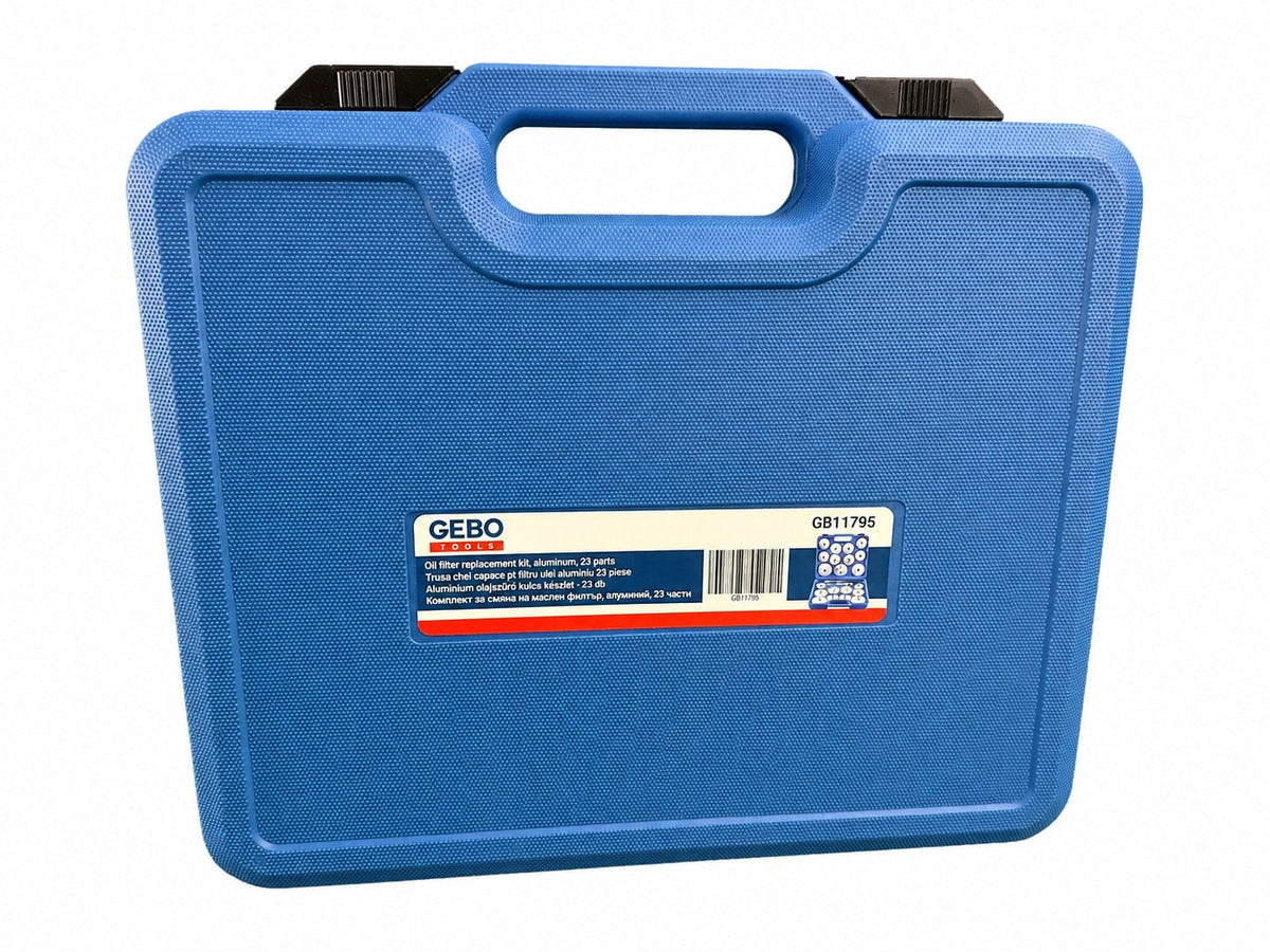 Alumínium olajszűrő kulcs készlet - 23 db GEBO TOOLS