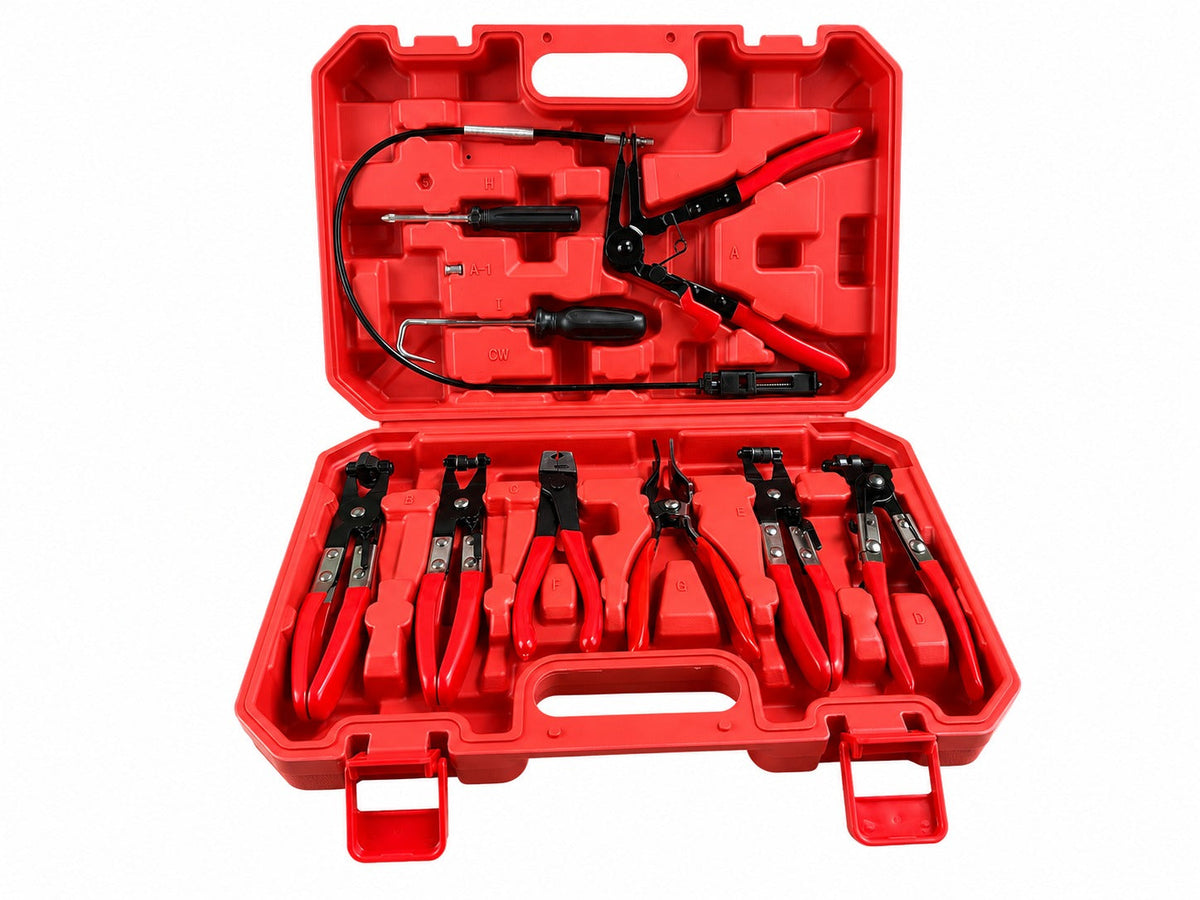 Vízcső bilincsfogó készlet 9 db GEBO TOOLS