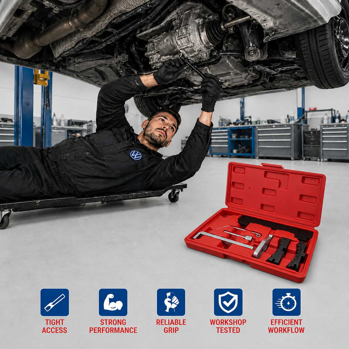 Vezérlésrögzítő készlet 1.6 1.8 16V GEBO TOOLS