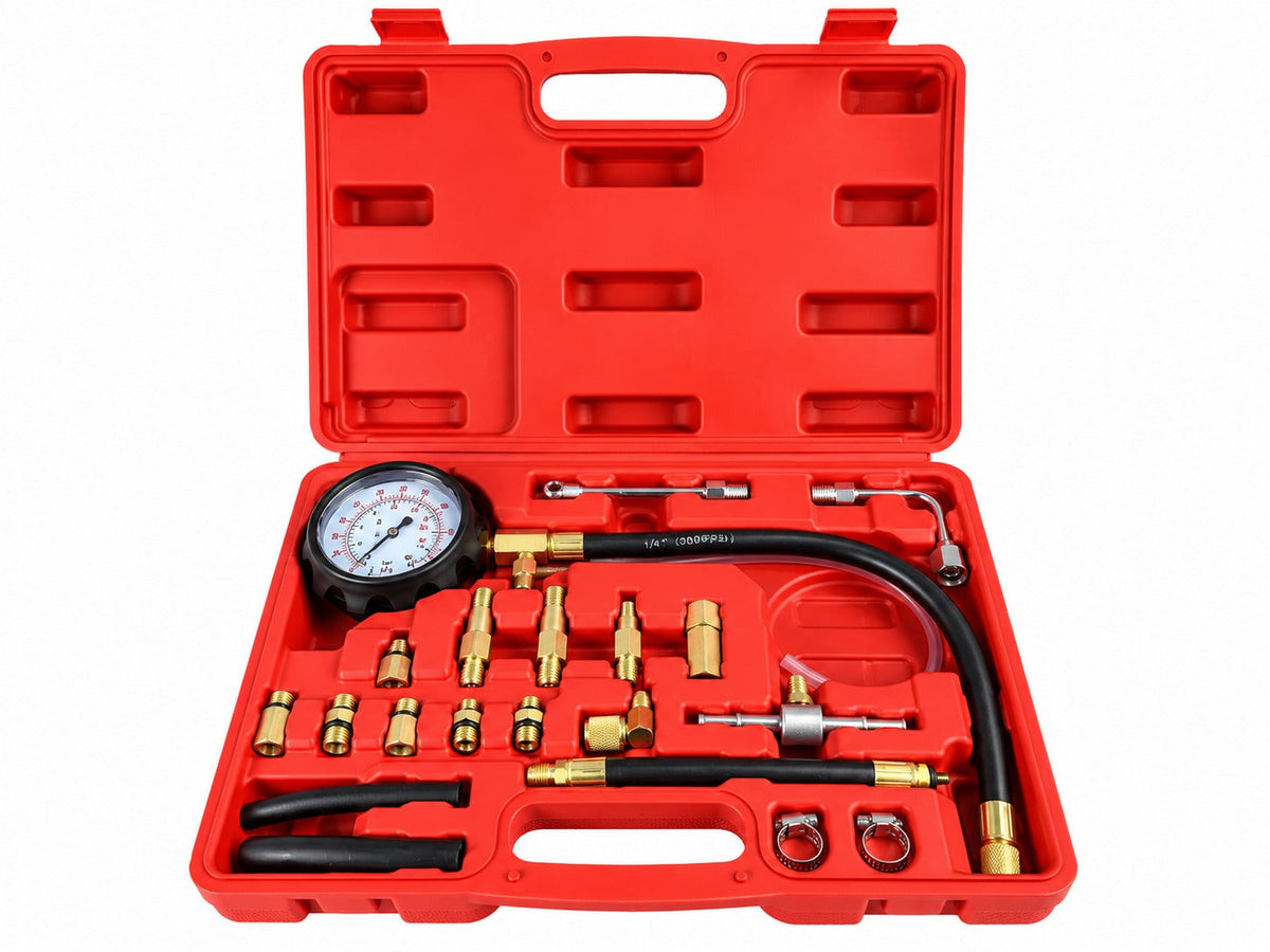 Üzemanyag rendszer nyomásmérő készlet 21 db GEBO TOOLS