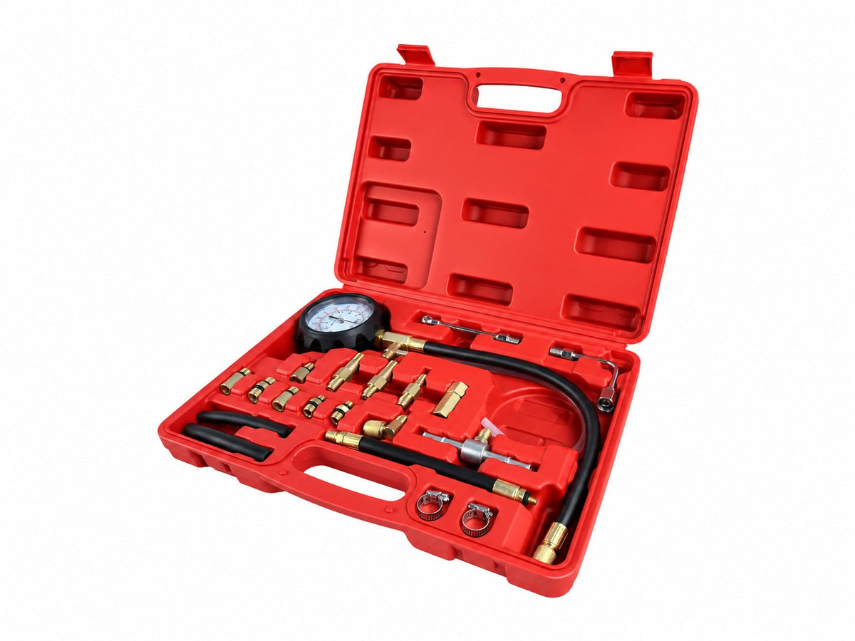 Üzemanyag rendszer nyomásmérő készlet 21 db GEBO TOOLS