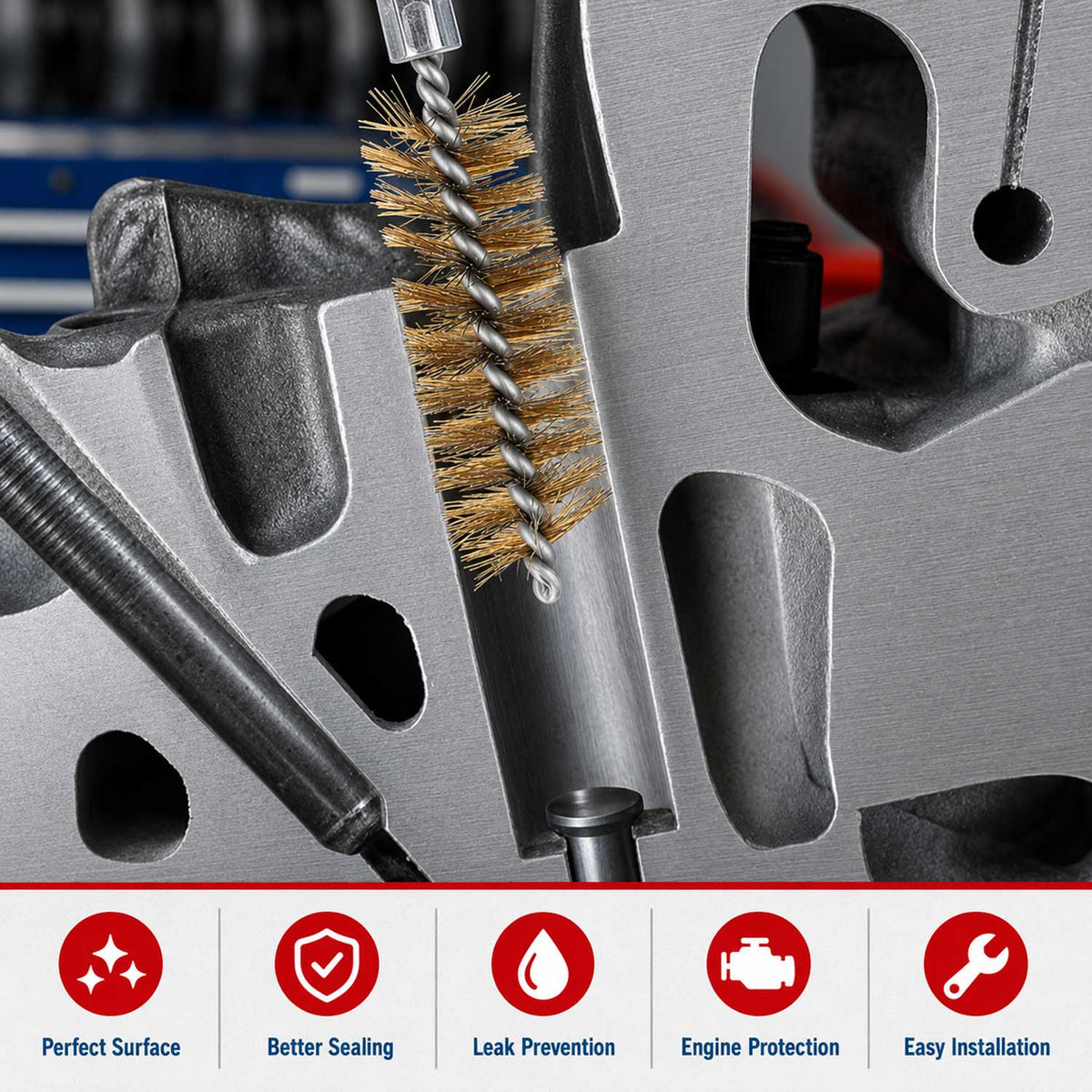 Porlasztó fészek tisztító készlet diezel GEBO TOOLS