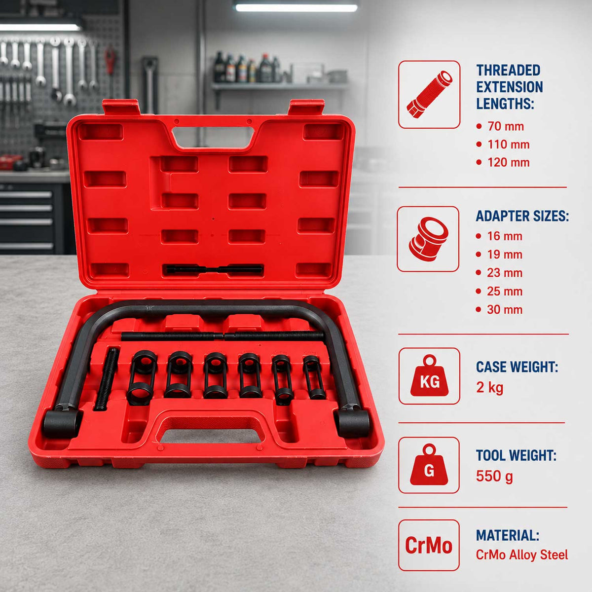 Autó szelEPRugó összenyomó GEBO TOOLS