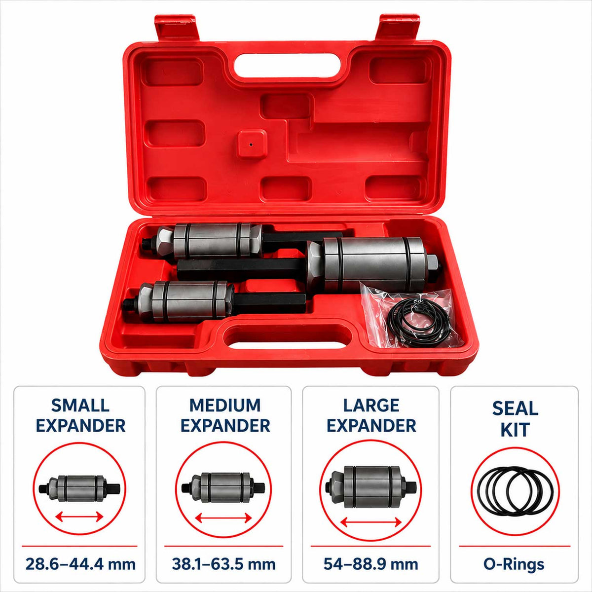 Kipufogócső kiszélesítő készlet GEBO TOOLS