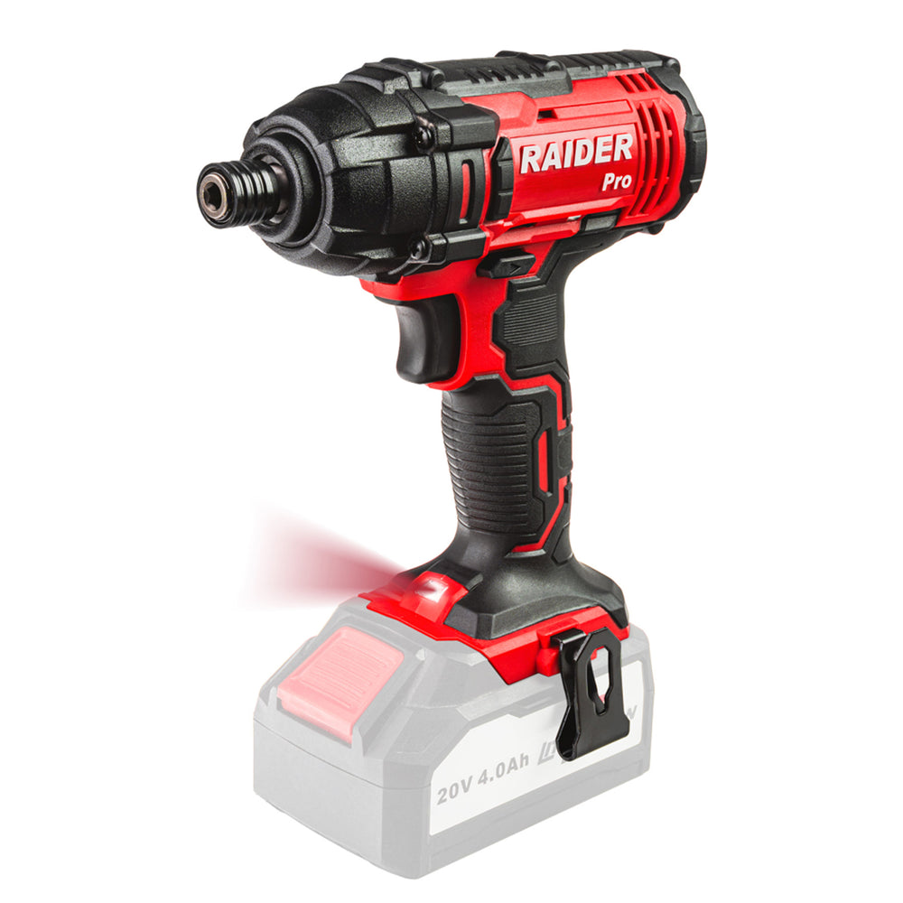 Ütvefúró és csavarozó 1/4" hex 180 NM 20V RAIDER