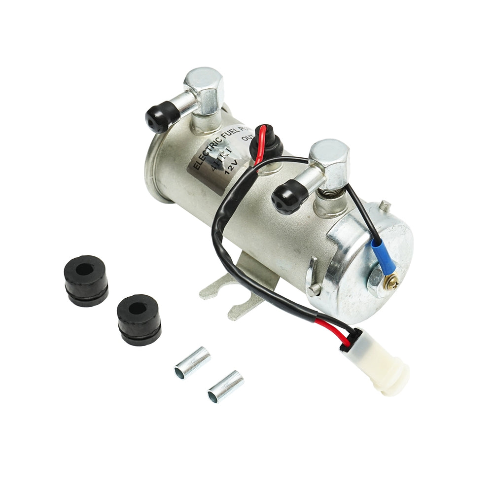 Univerzális elektromos üzemanyagszivattyú 12V, l=145mm, 10mm, dízelhez/benzinhez OEM yk-3111, 4hki autospeed