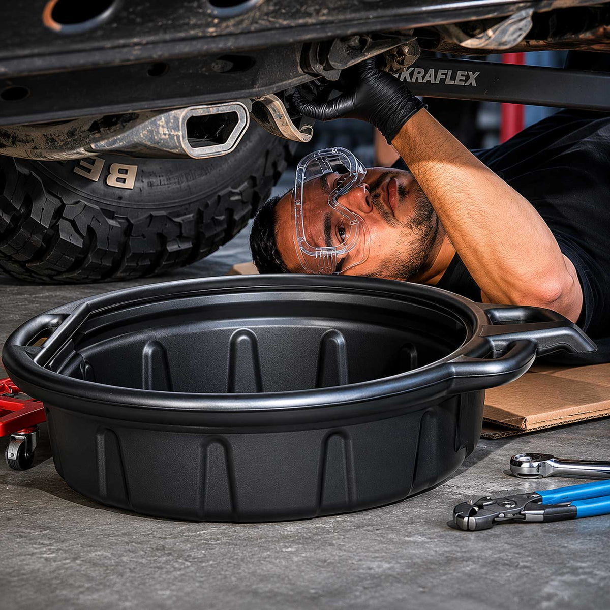 Fáradtolaj gyűjtő tálca 15l-es GEBO TOOLS