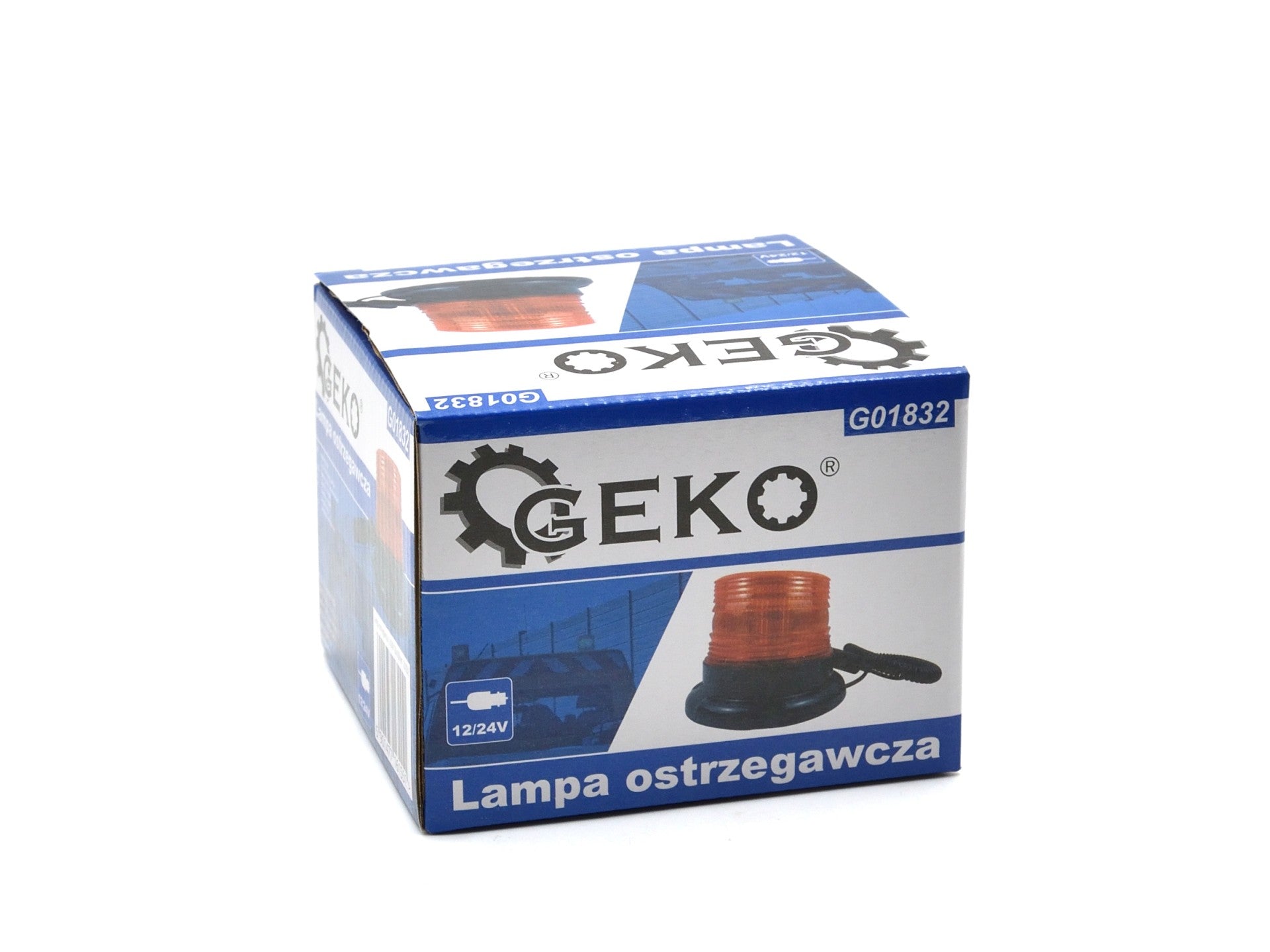 Villogó jeladó mágneses vészlámpa 12/24V 130 x 100mm