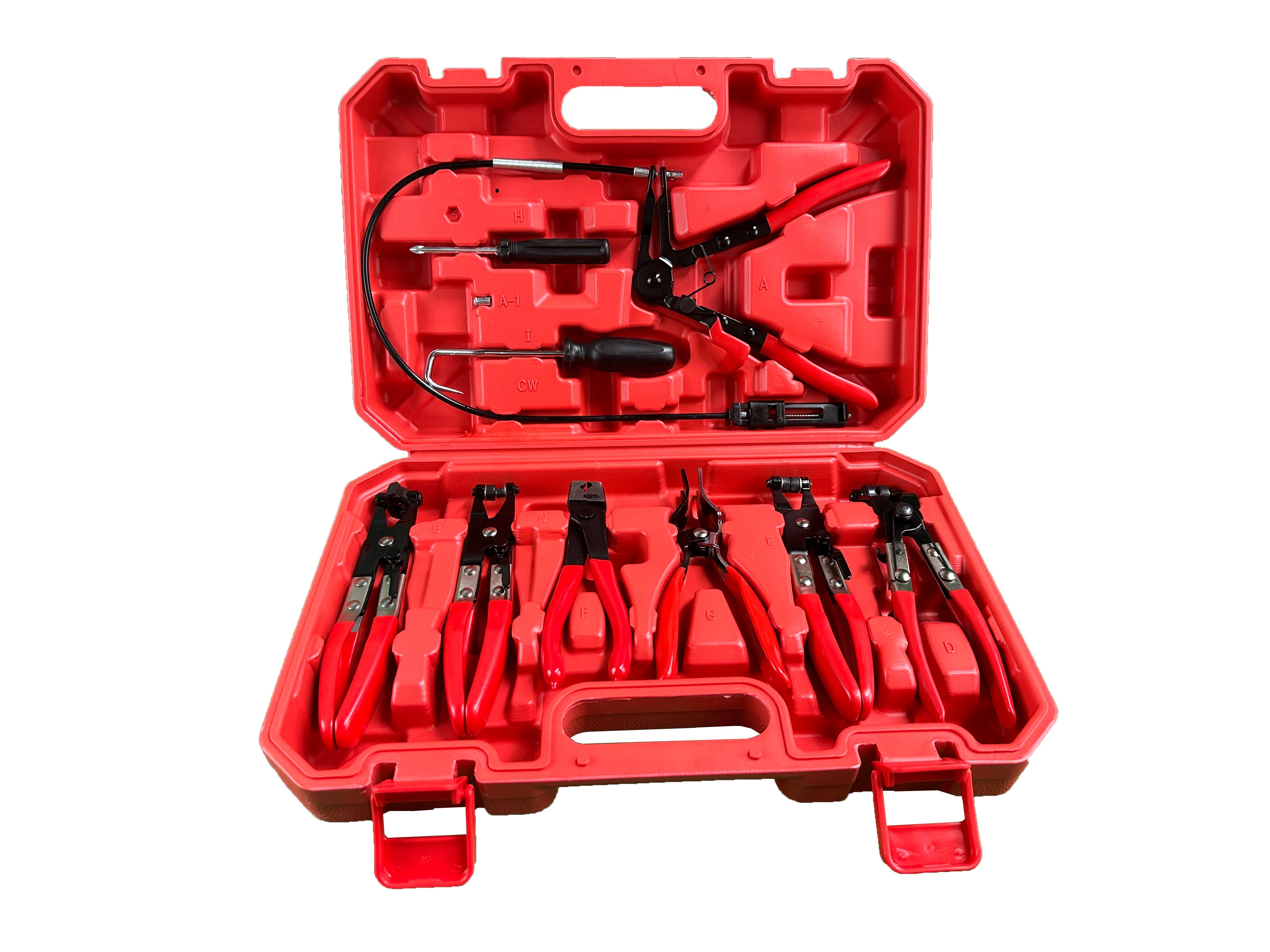 Vízcső bilincsfogó készlet 9 db GEBO TOOLS