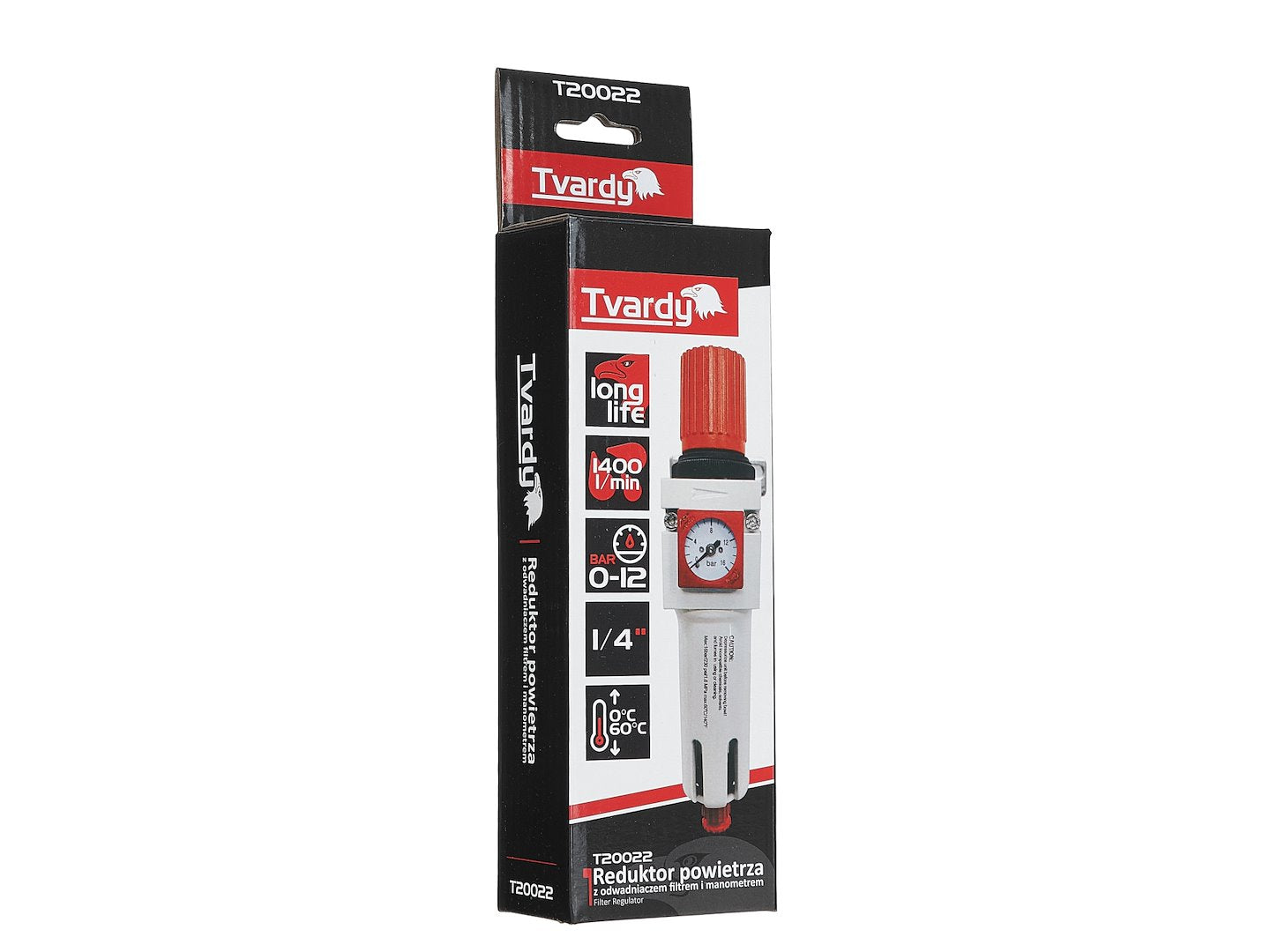 Vízleválasztó nyomásszabályozóval 1/4" TVARDY