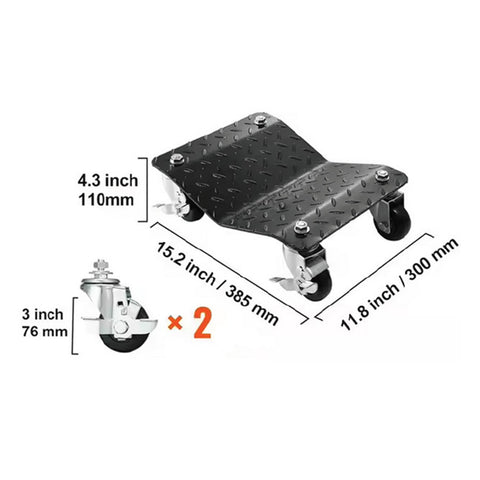 KEREKES GÉPKOCSI MOZGATÓ KÉSZLET 2 DB