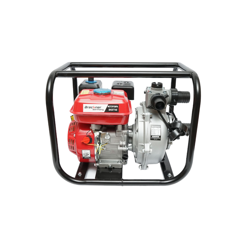 Wp20i motorszivattyú HONDA 7,5 le típusú motor, 2 henger max áramlás 32m3/h max mélység 8m magasság max 55m BRECKNER GERMANY